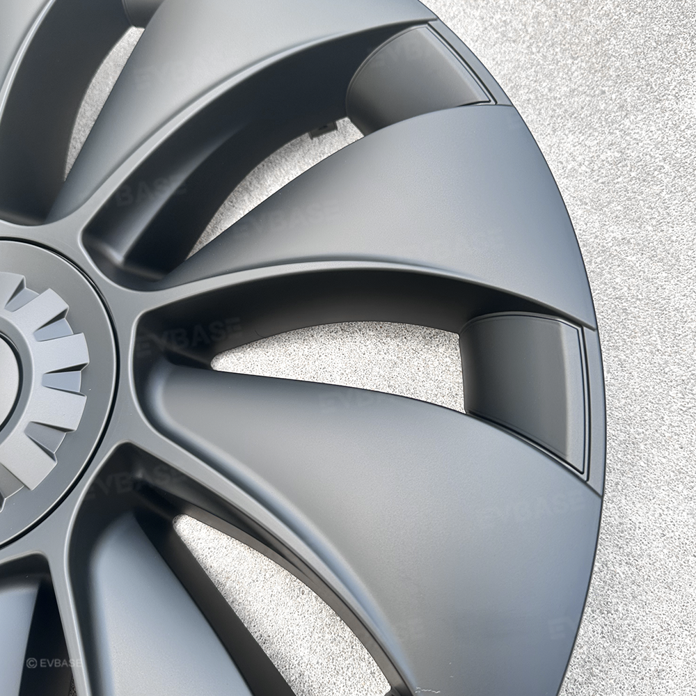 Model Y Juniper 19 inch Wheel Covers Überturbine Style Matte Hubcaps for Tesla Crossflow Wheels
