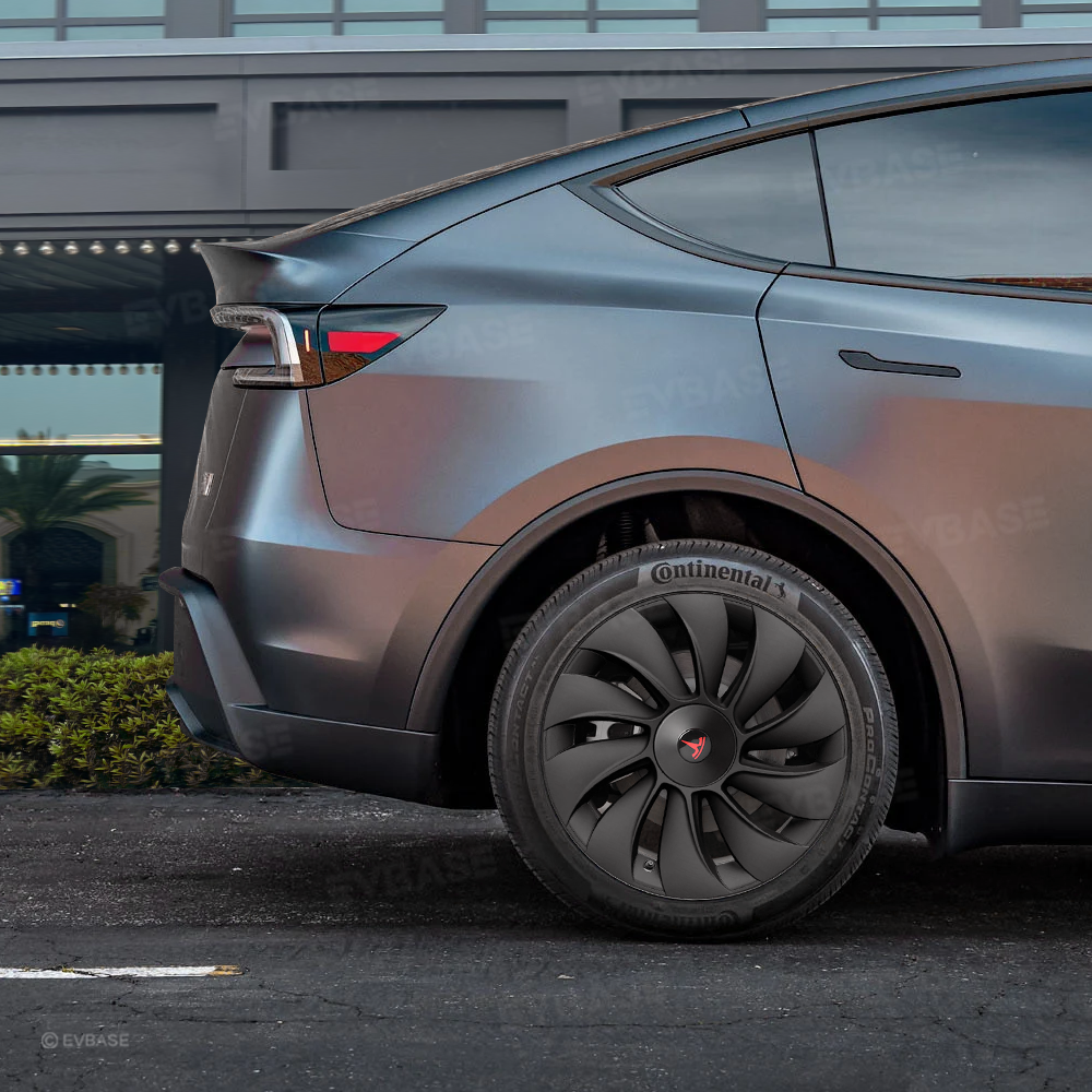 Model Y Juniper 19 inch Wheel Covers Überturbine Style Matte Hubcaps for Tesla Crossflow Wheels