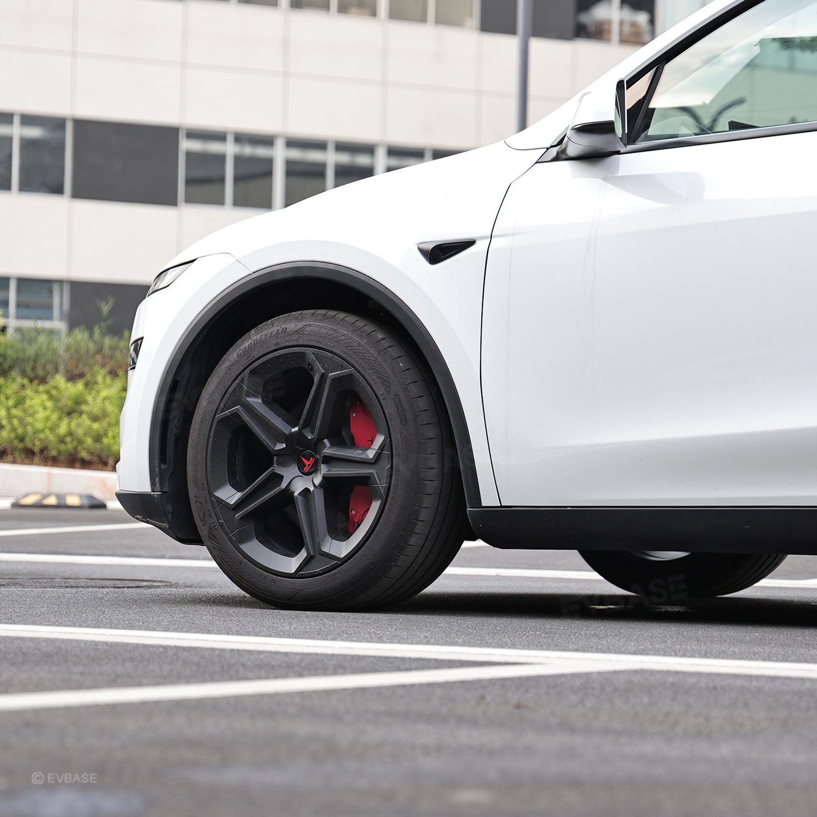 Model Y Juniper 19" Wheel Covers with Futuristic Off-Road Style Hubcaps Full Rim Protectors for Tesla