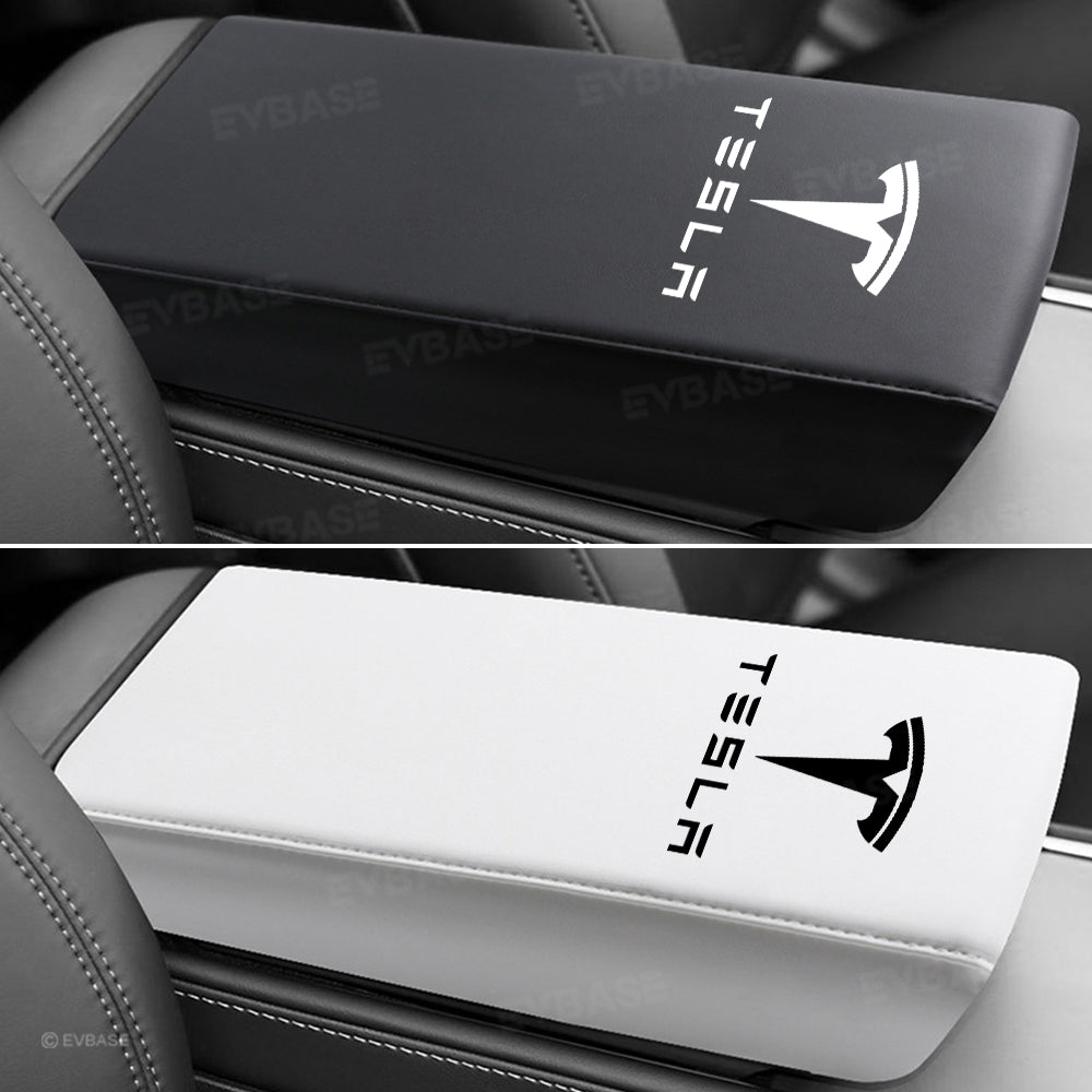 Model Y Juniper/ 3 Highland Armrest Cover Center Console Armrest Box Cover Anti-Scratch Protector with Logo
