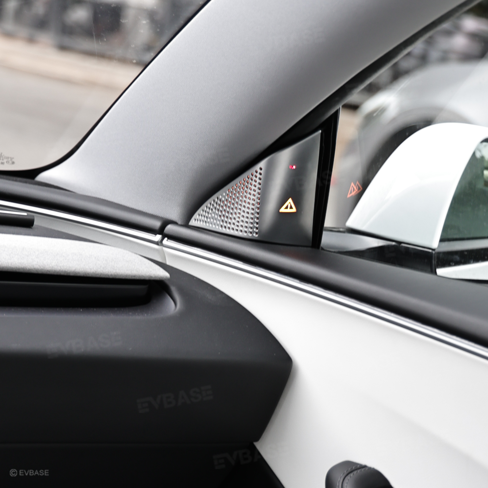 Model 3 Highland Blind Spot Monitor A-Pillar BSD Warning Light Cover-ABS