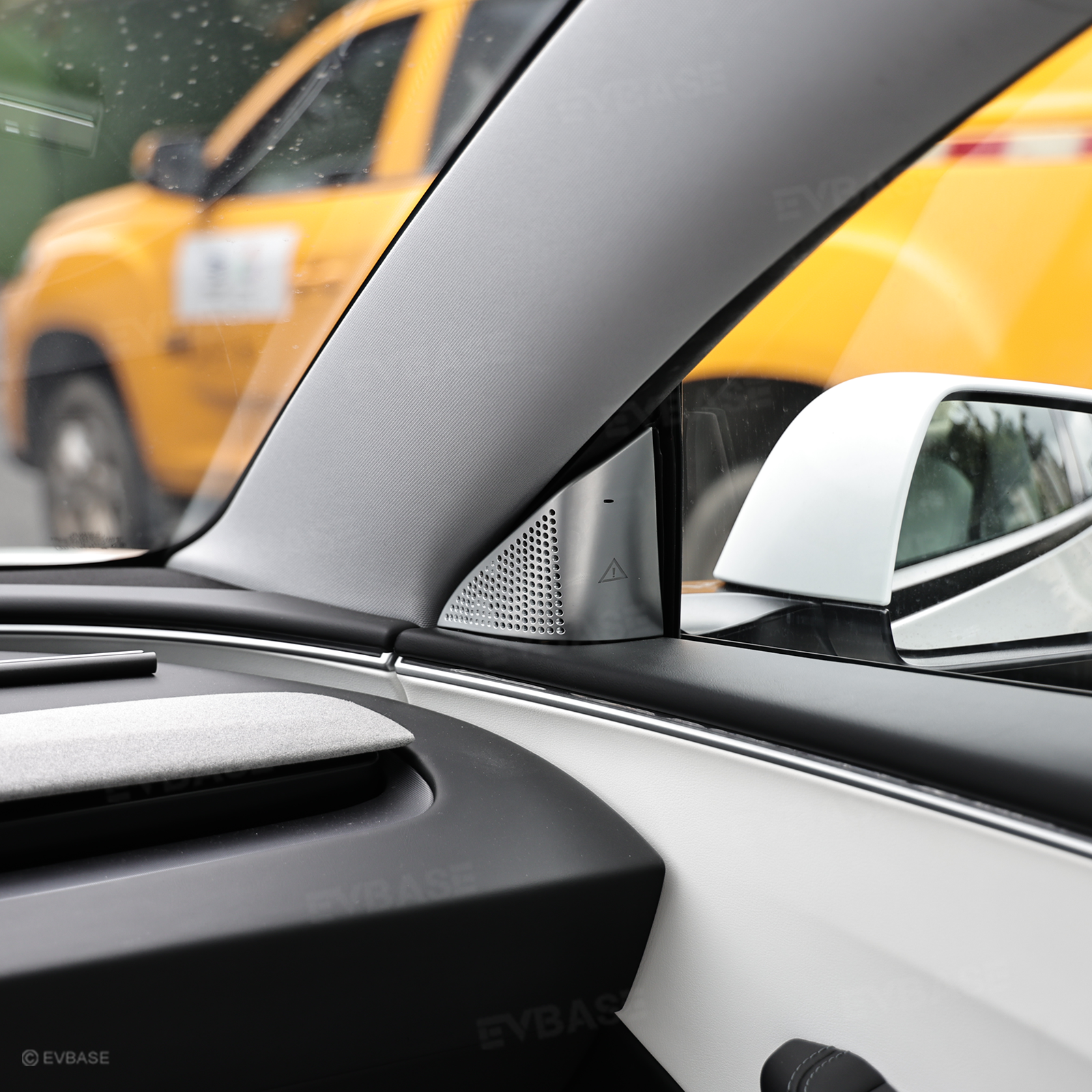 Model 3 Highland Blind Spot Monitor A-Pillar BSD Warning Light Cover-ABS