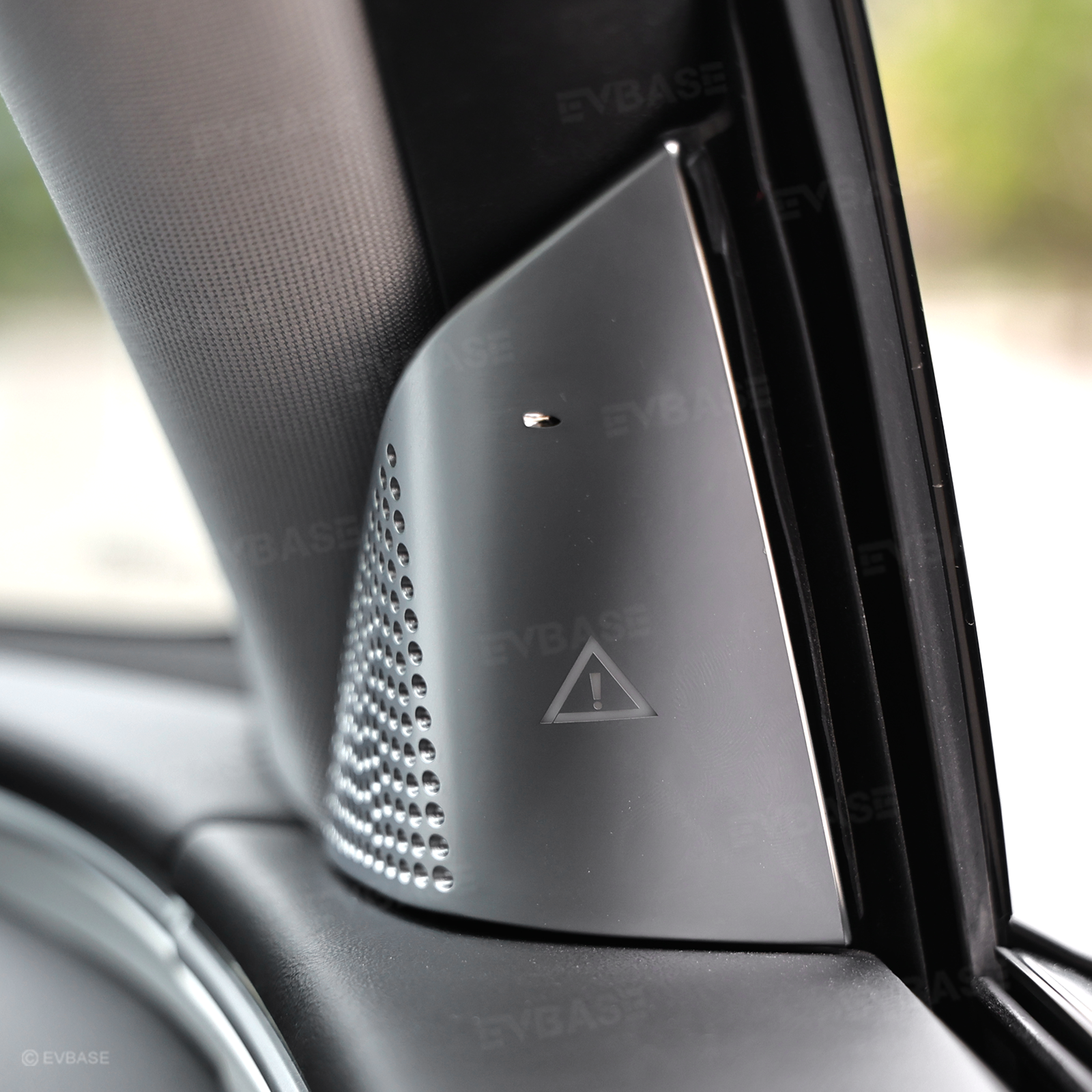 Model 3 Highland Blind Spot Monitor A-Pillar BSD Warning Light Cover-ABS