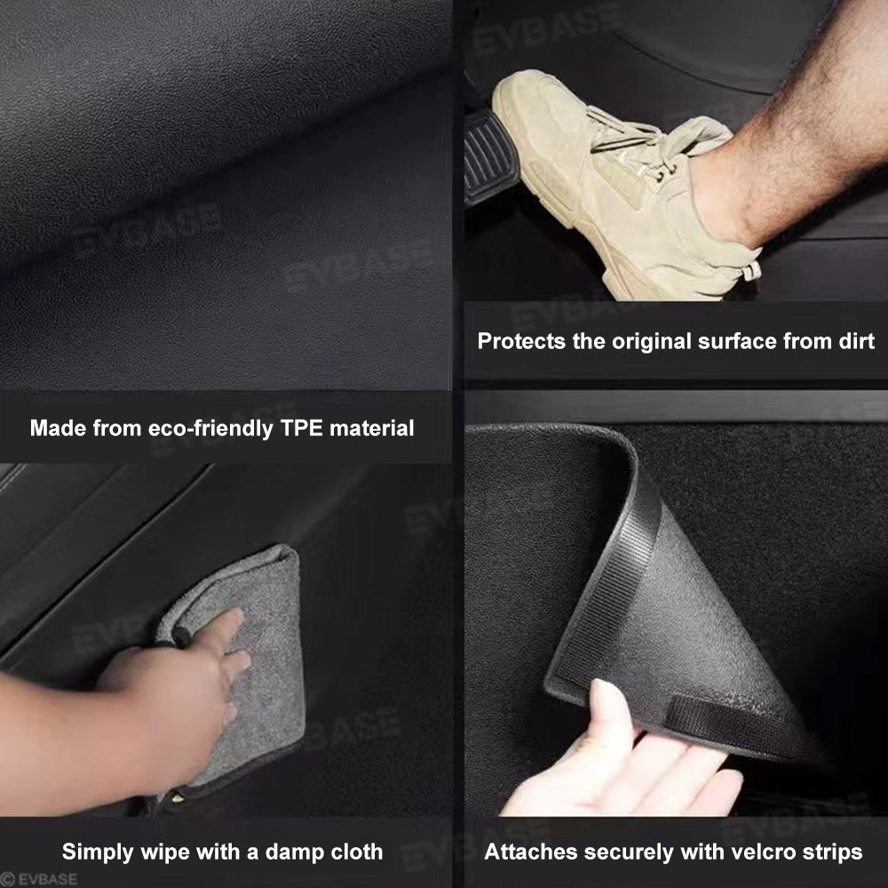 Model Y Juniper/ 3 Highland Center Console Side Panel Anti-Kick Pads TPE Interior Protectors