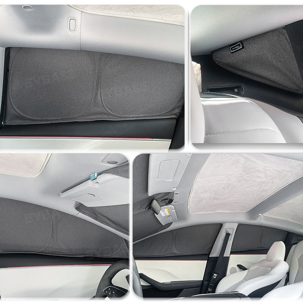 Model Y Juniper/ 3 Highland Front and Rear Windshield Shade Side Window Sunshade Foldable Sun Visor