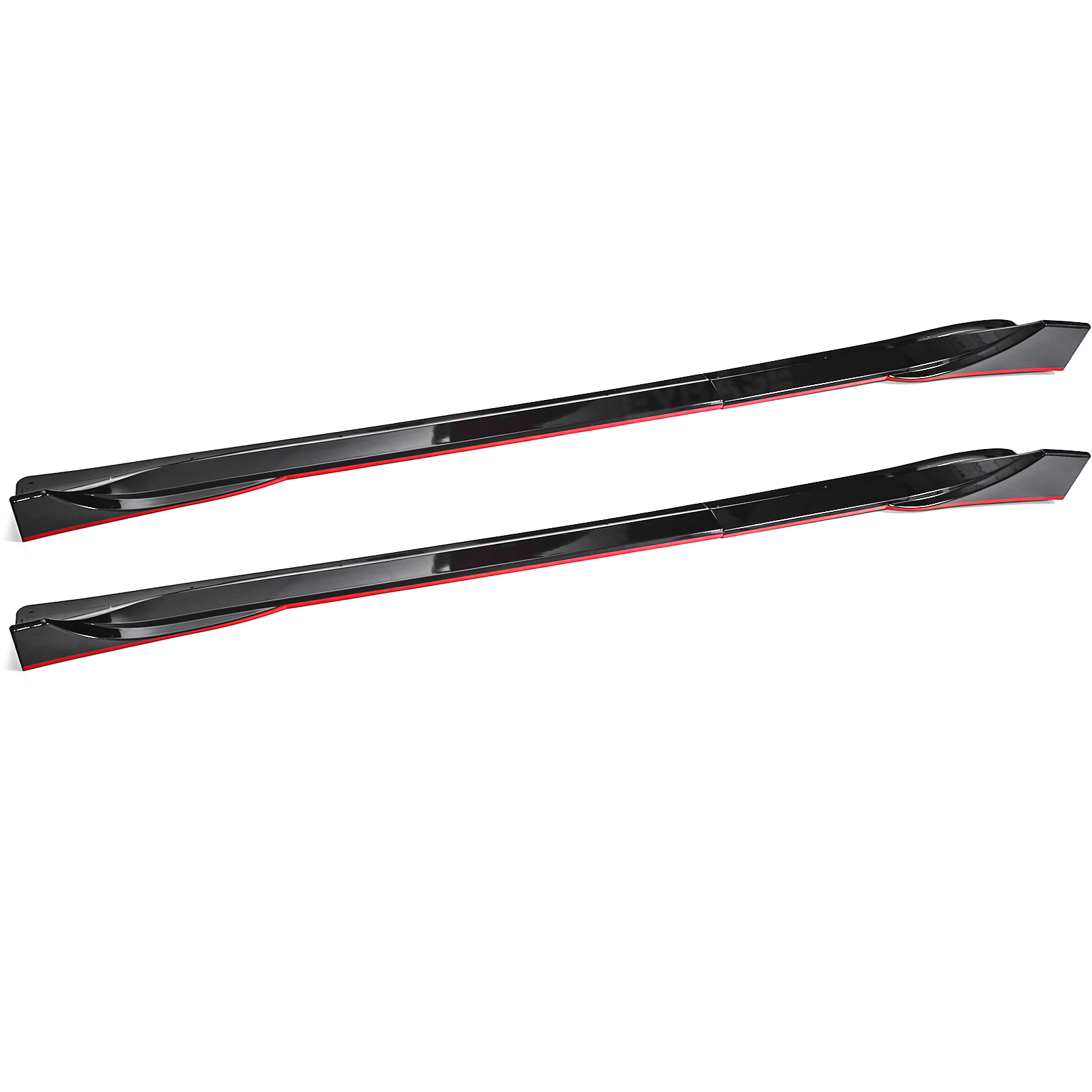 Model Y Juniper ABS Full Aero Body Kit with Red Trim Design |Rear Diffuser& Rear Spoiler& Front Lip& Side Skirts for Tesla