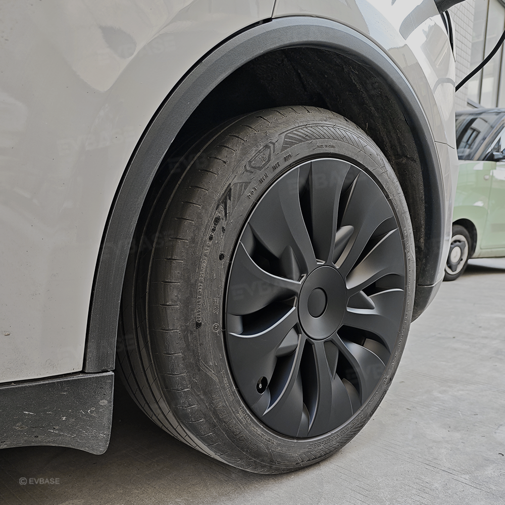 Model Y Juniper Aero-Style Wheel Covers for Tesla 19" Wheels Matte Hubcaps