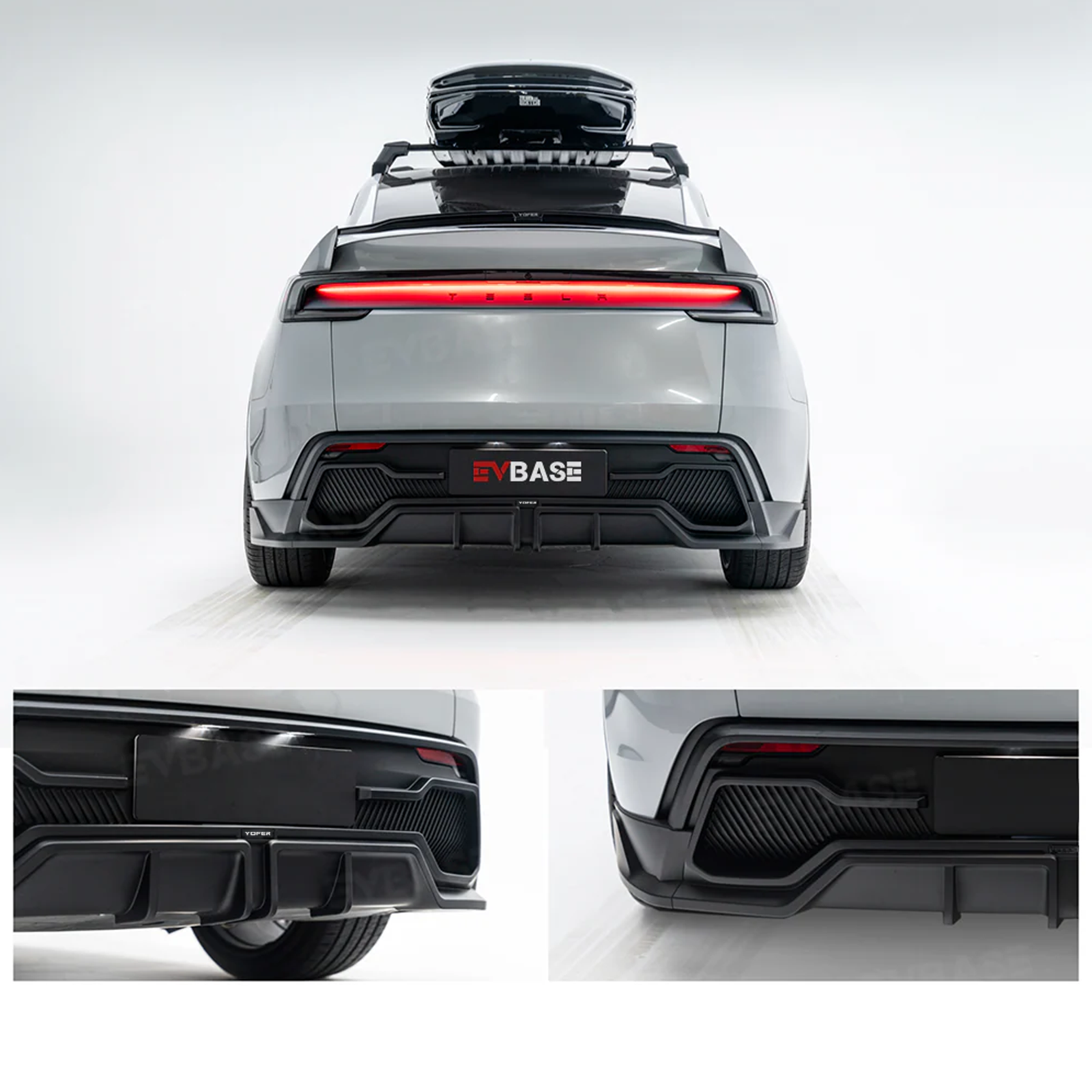 Model Y Juniper Body Kit Performance Style Front Lip & Side Skirts & Rear Diffuser & Rear Spoiler for Tesla