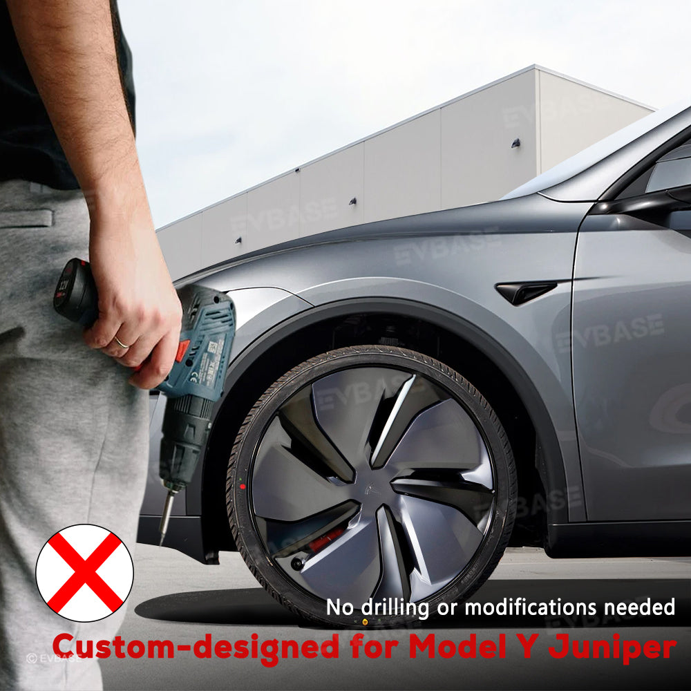 EVBASE Brake Caliper Cover Tesla Model 3 Y 18/19 inch 20 inch Caliper Protector