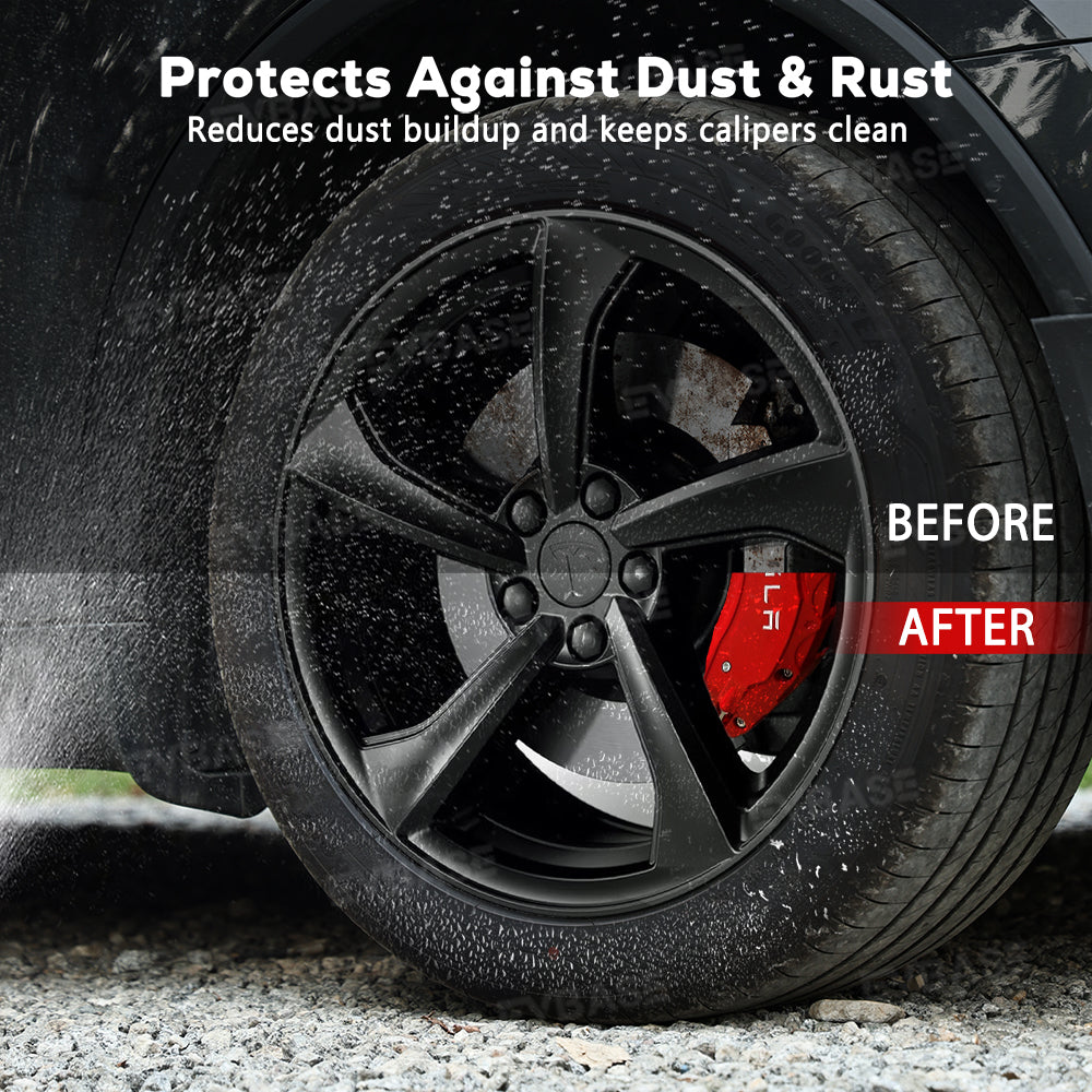 EVBASE Brake Caliper Cover Tesla Model 3 Y 18/19 inch 20 inch Caliper Protector