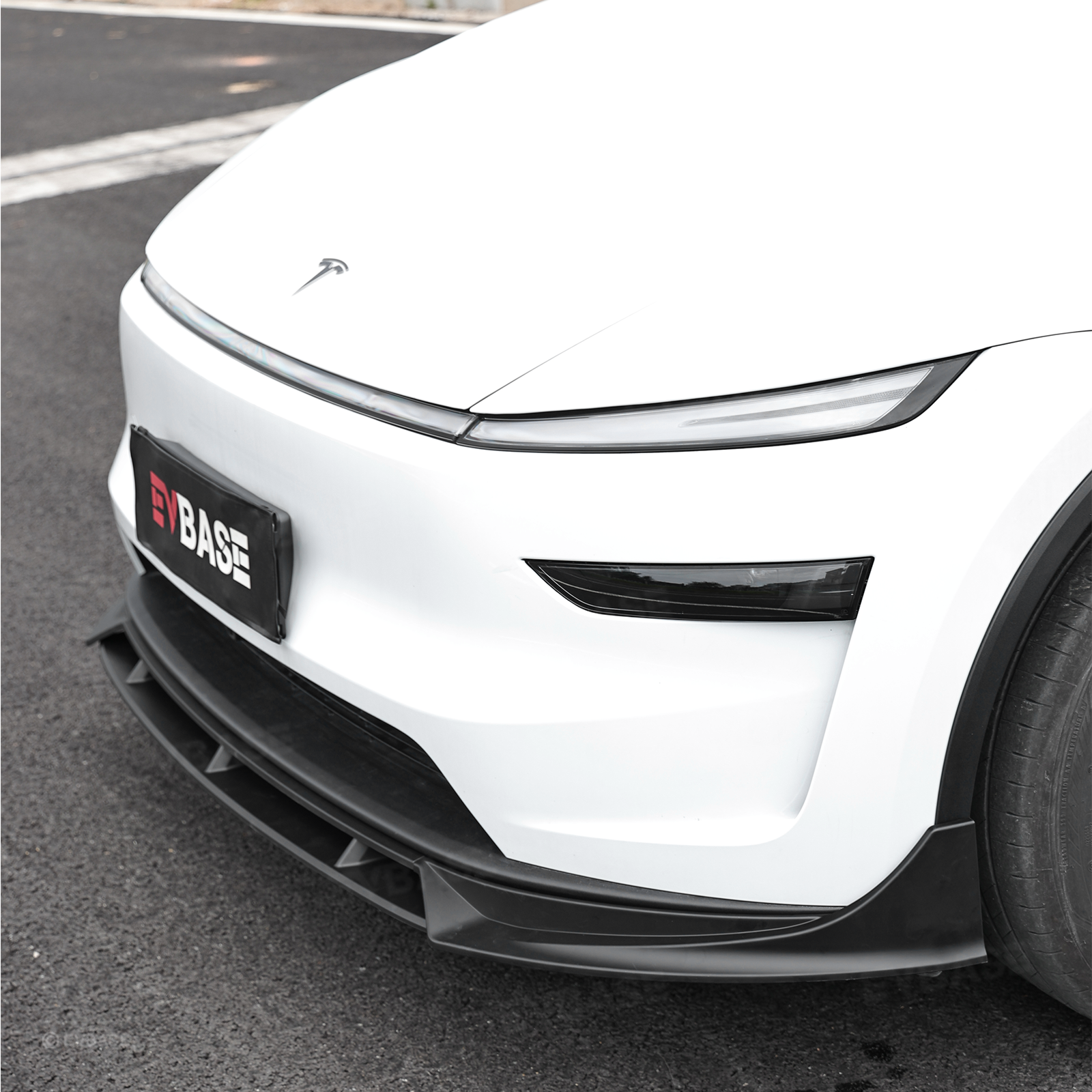 Model Y Juniper Fast Style Front Lip ABS Front Bumper Lip Splitter for Tesla