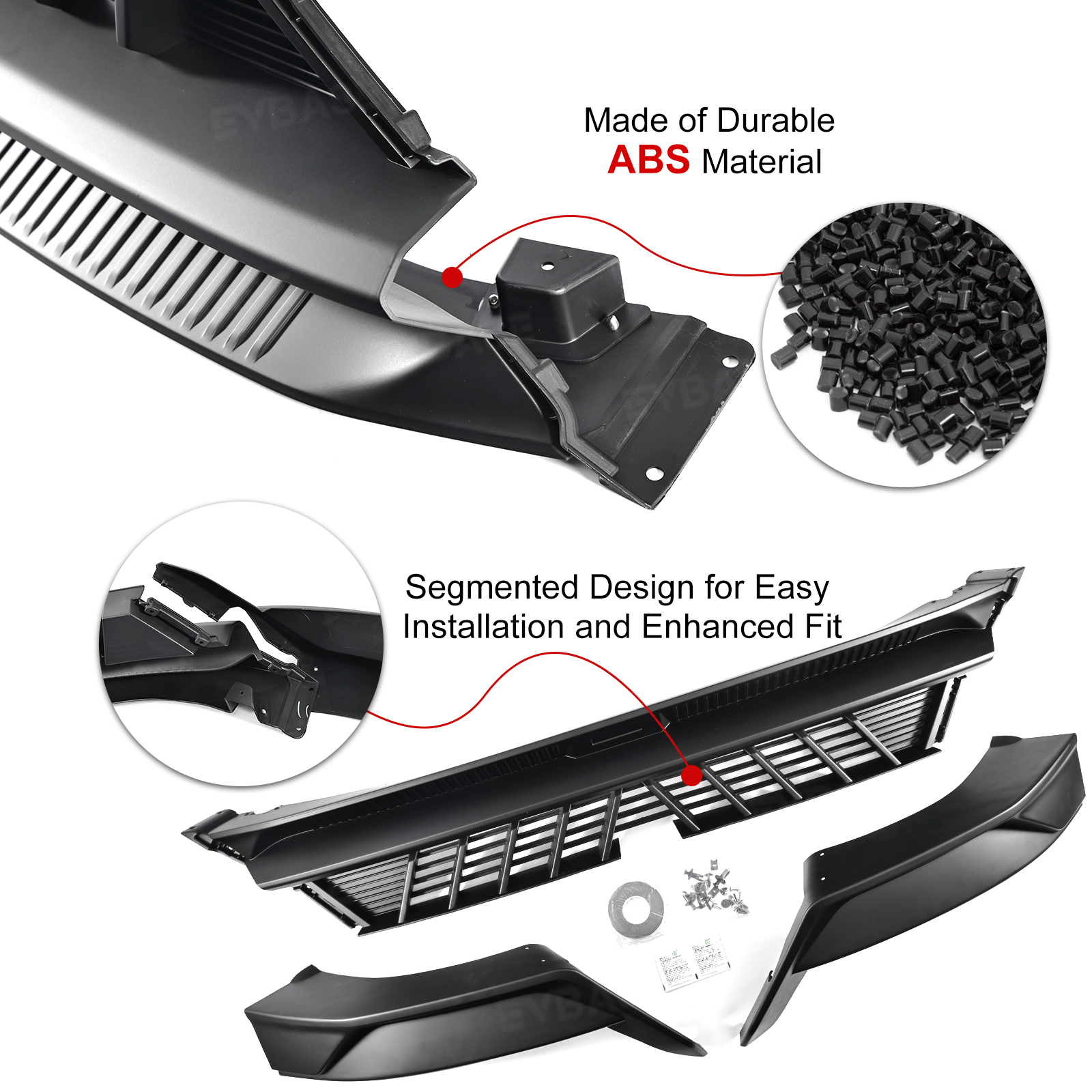 Model Y Juniper Front Bumper Lip Spoiler Fascia Splitter Sporty Style for Tesla Body Kit