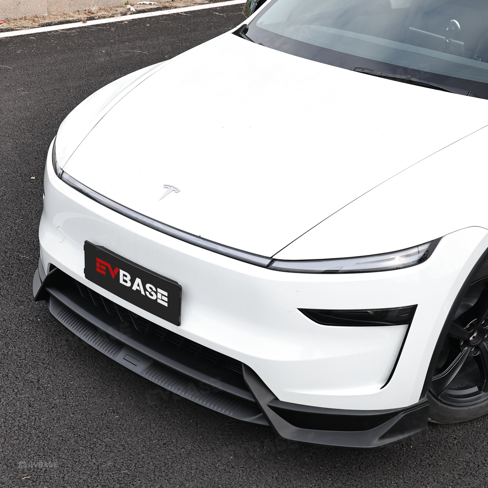 Model Y Juniper Front Bumper Lip Spoiler Fascia Splitter Sporty Style for Tesla Body Kit