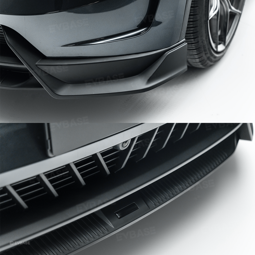 Model Y Juniper Front Bumper Lip Spoiler Fascia Splitter Sporty Style for Tesla Body Kit