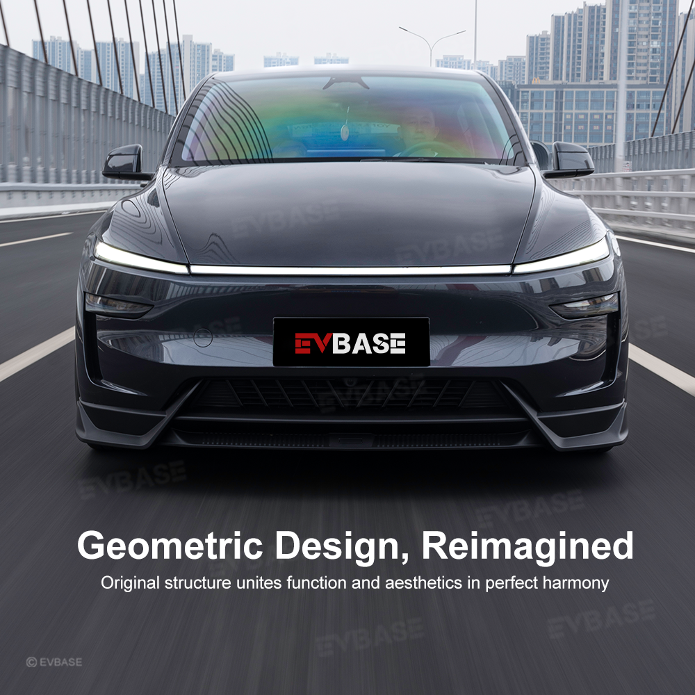 Model Y Juniper Front Bumper Lip Spoiler Fascia Splitter Sporty Style for Tesla Body Kit