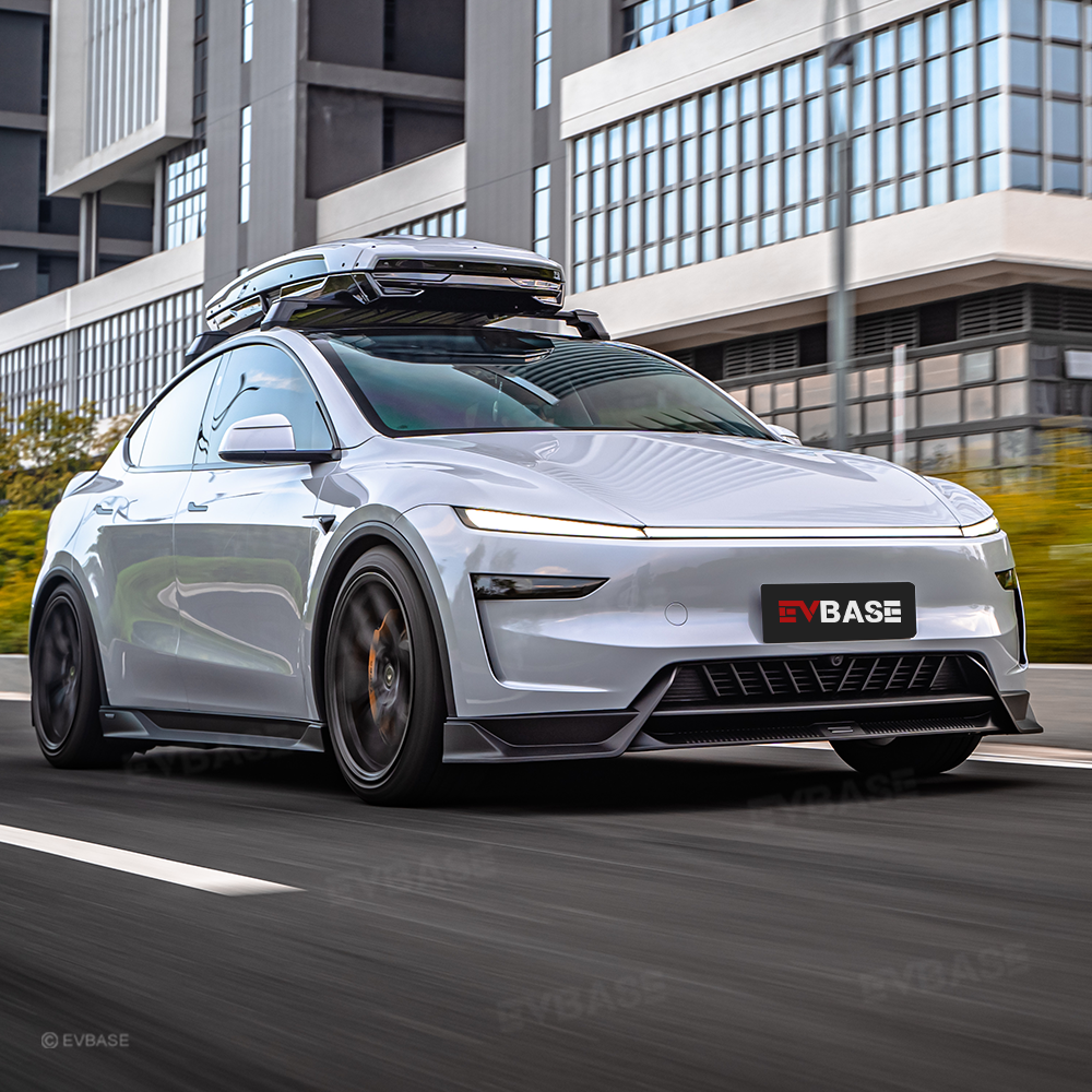 Model Y Juniper Front Bumper Lip Spoiler Fascia Splitter Sporty Style for Tesla Body Kit