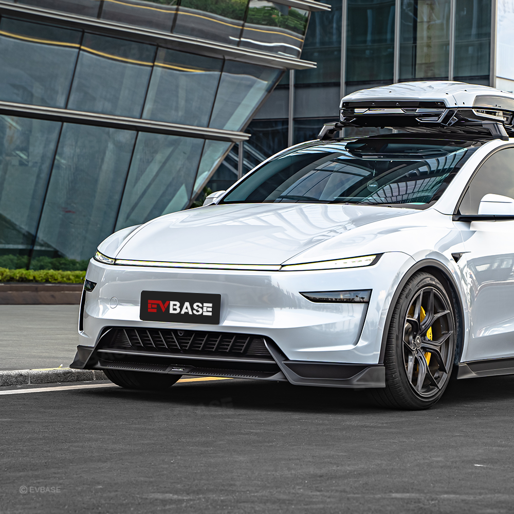 Model Y Juniper Front Bumper Lip Spoiler Fascia Splitter Sporty Style for Tesla Body Kit