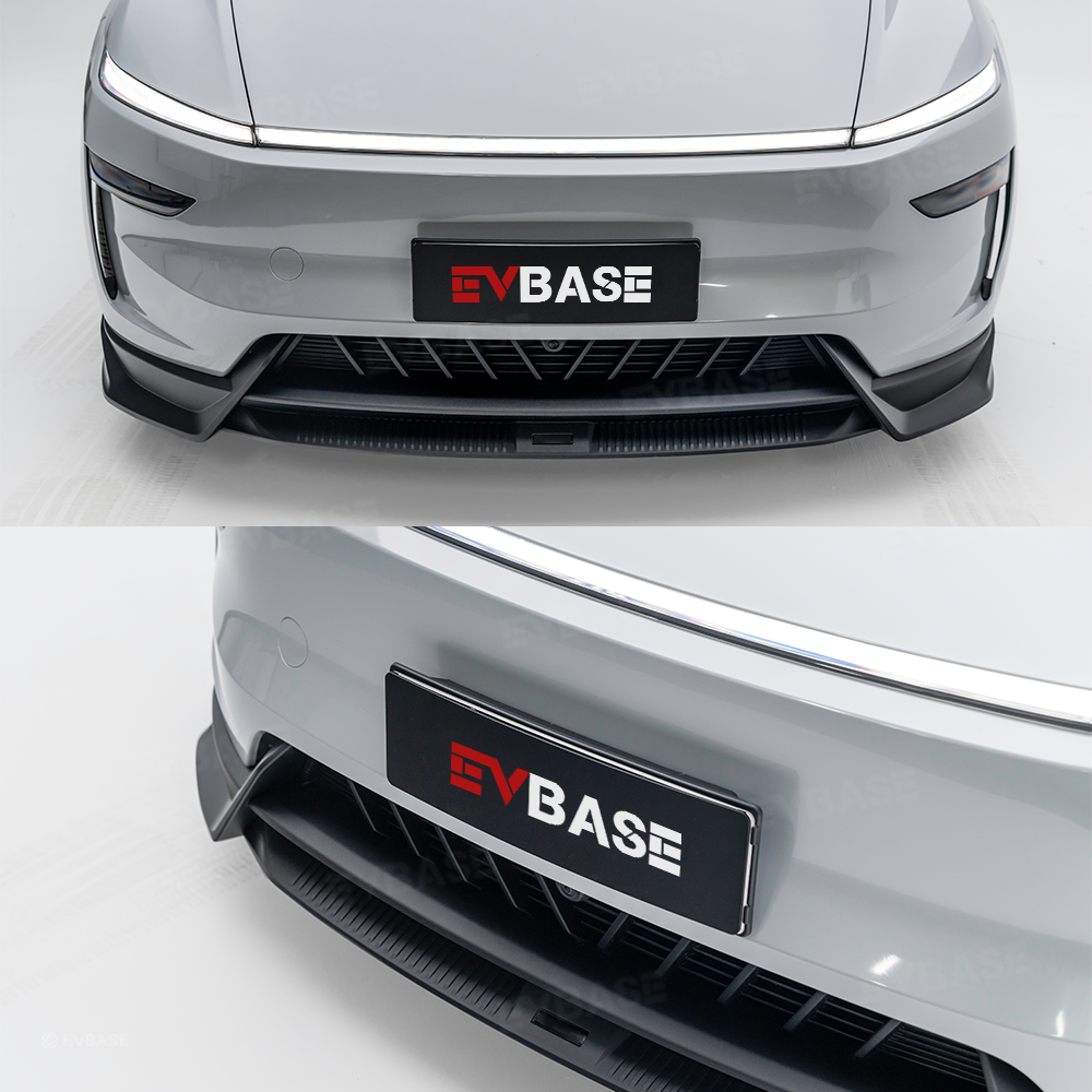Model Y Juniper Front Bumper Lip Spoiler Fascia Splitter Sporty Style for Tesla Body Kit