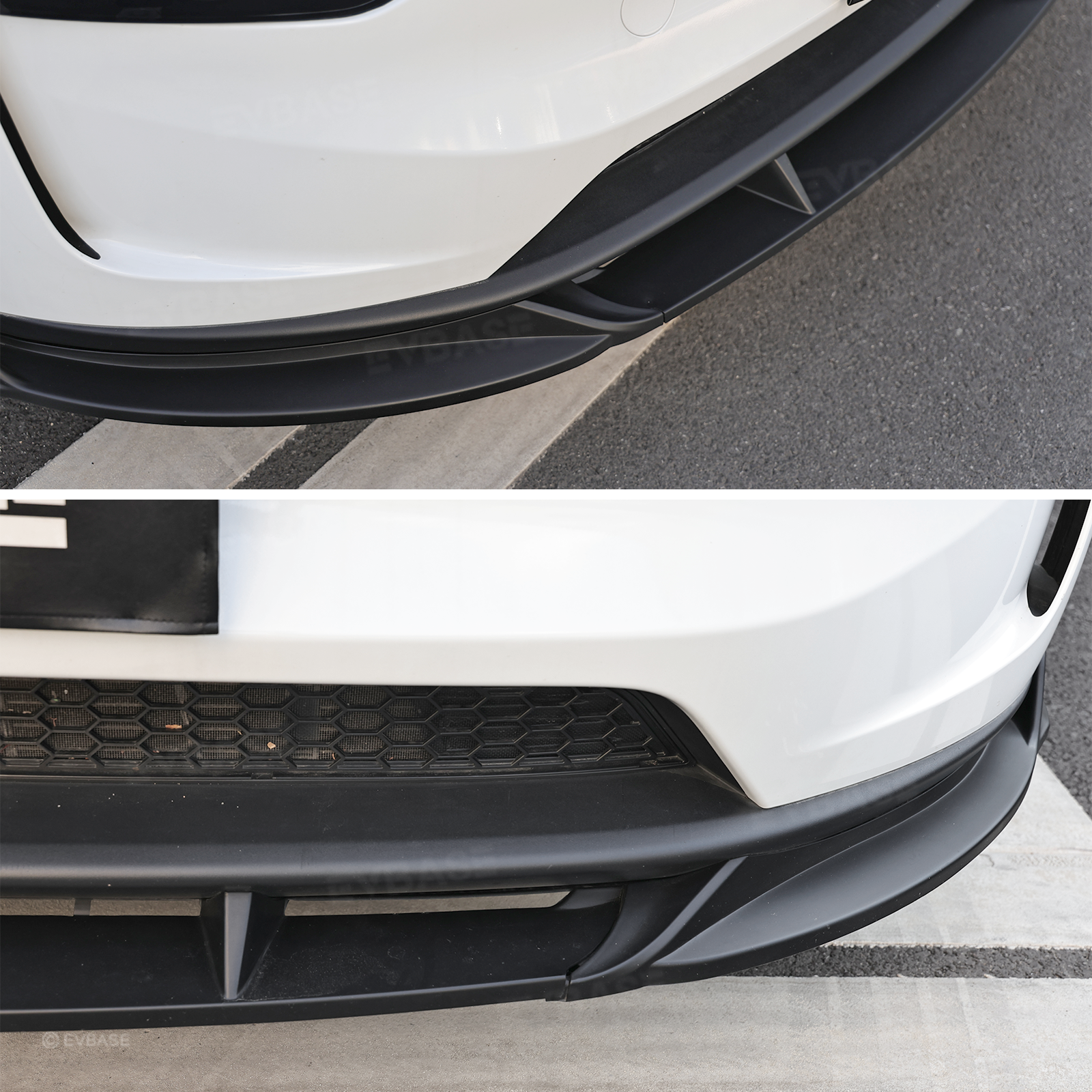 Model Y Juniper Front Lip ABS Bumper Lip Splitter with Fang-Style for Tesla