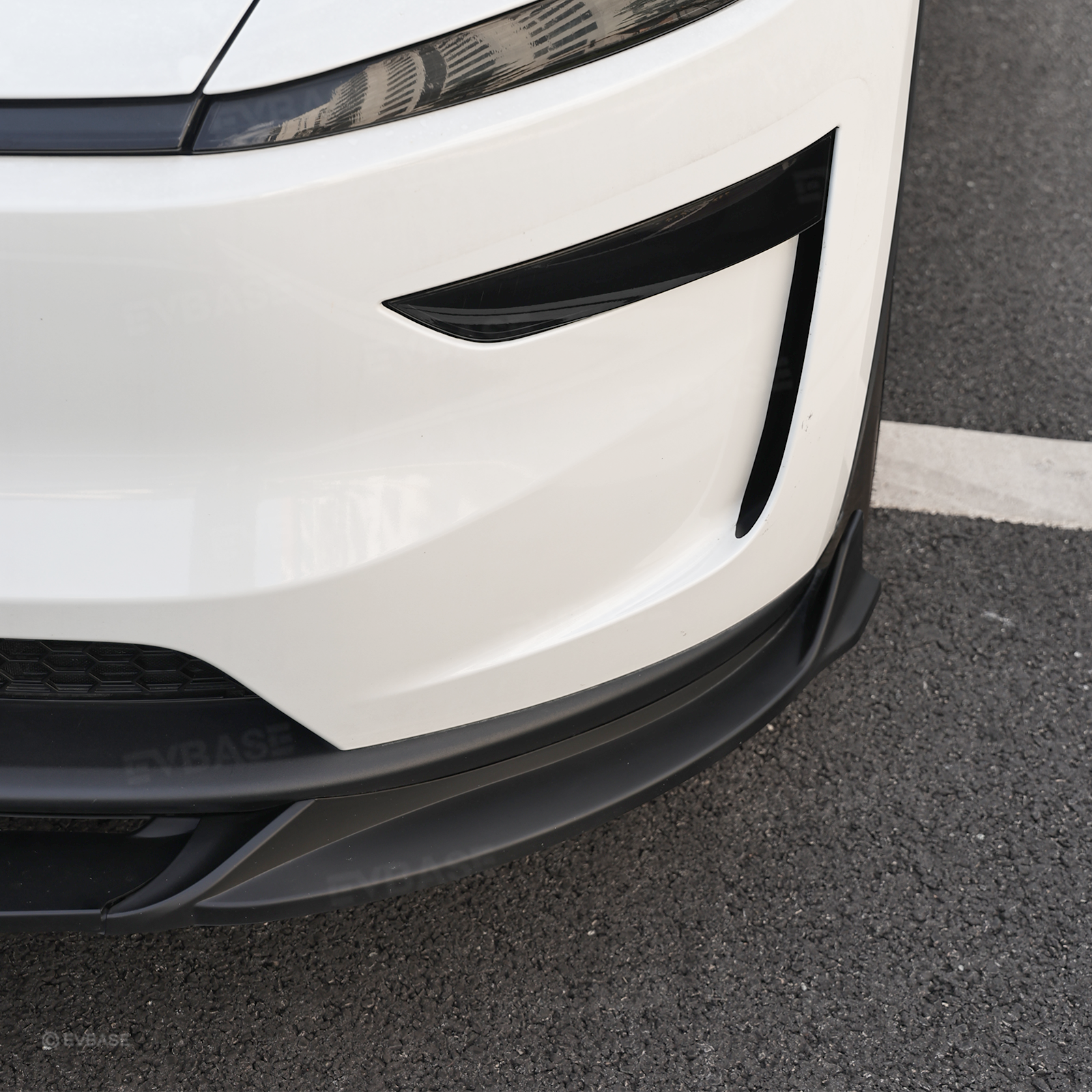 Model Y Juniper Front Lip ABS Bumper Lip Splitter with Fang-Style for Tesla