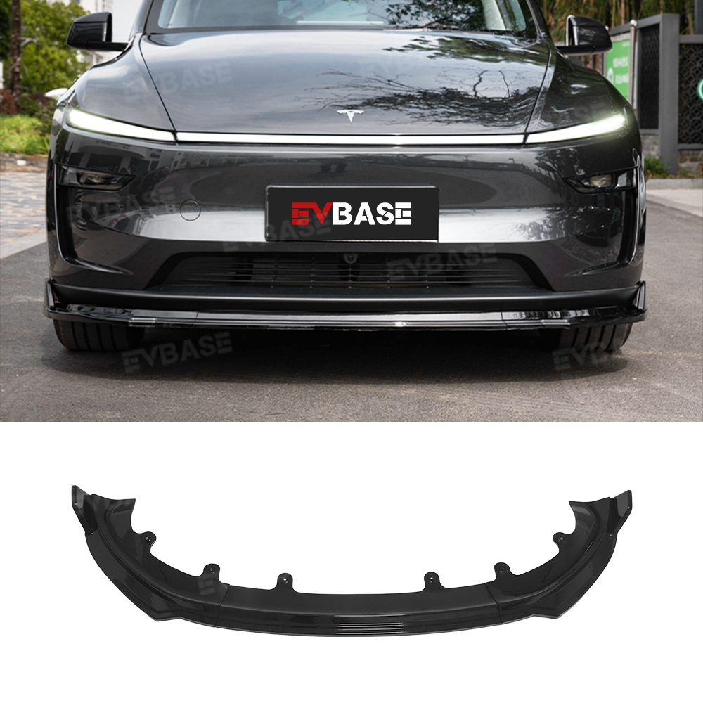Model Y Juniper Front Lip Spoiler Sporty Style ABS Fascia Front Bumper Splitter
