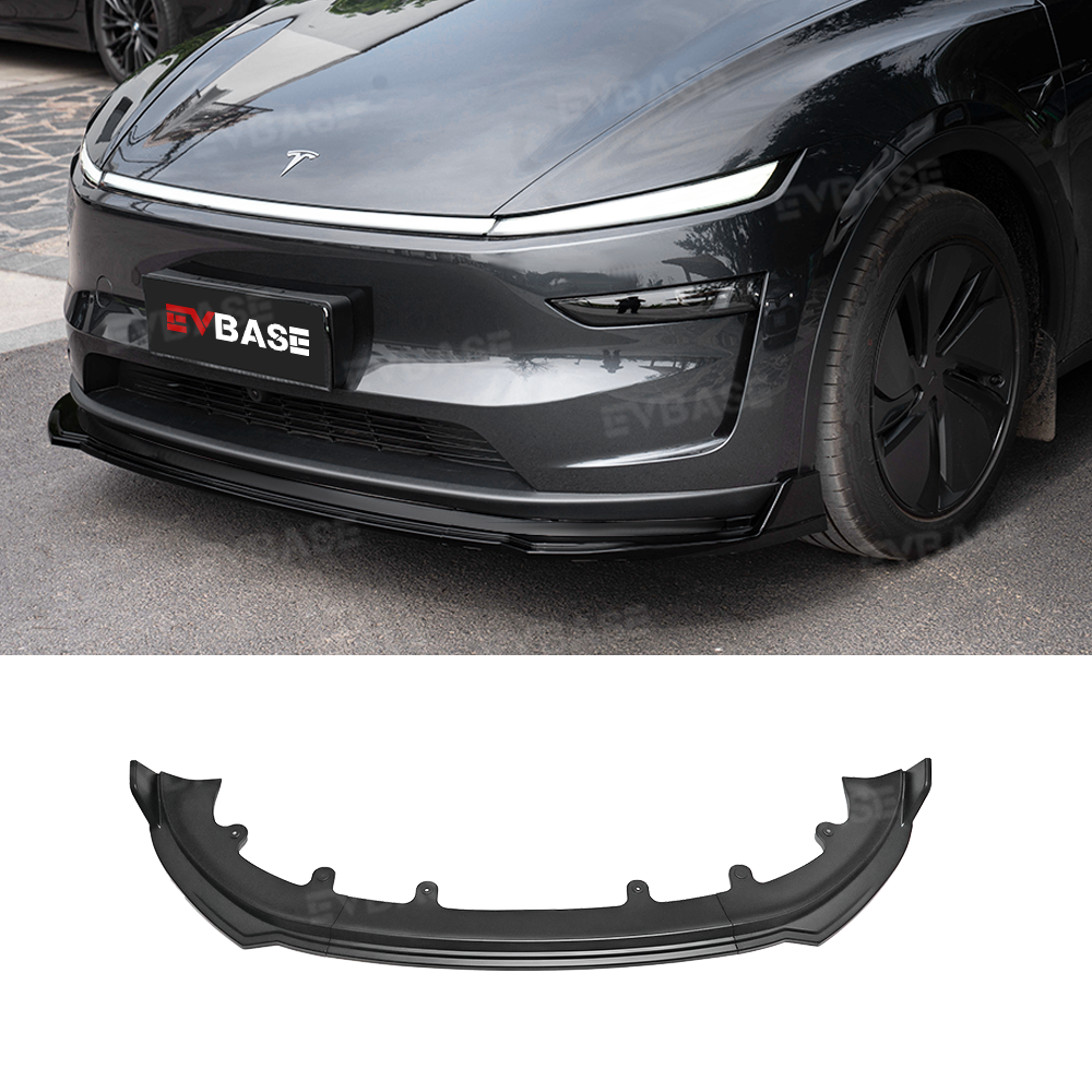 Model Y Juniper Front Lip Spoiler Sporty Style ABS Fascia Front Bumper Splitter