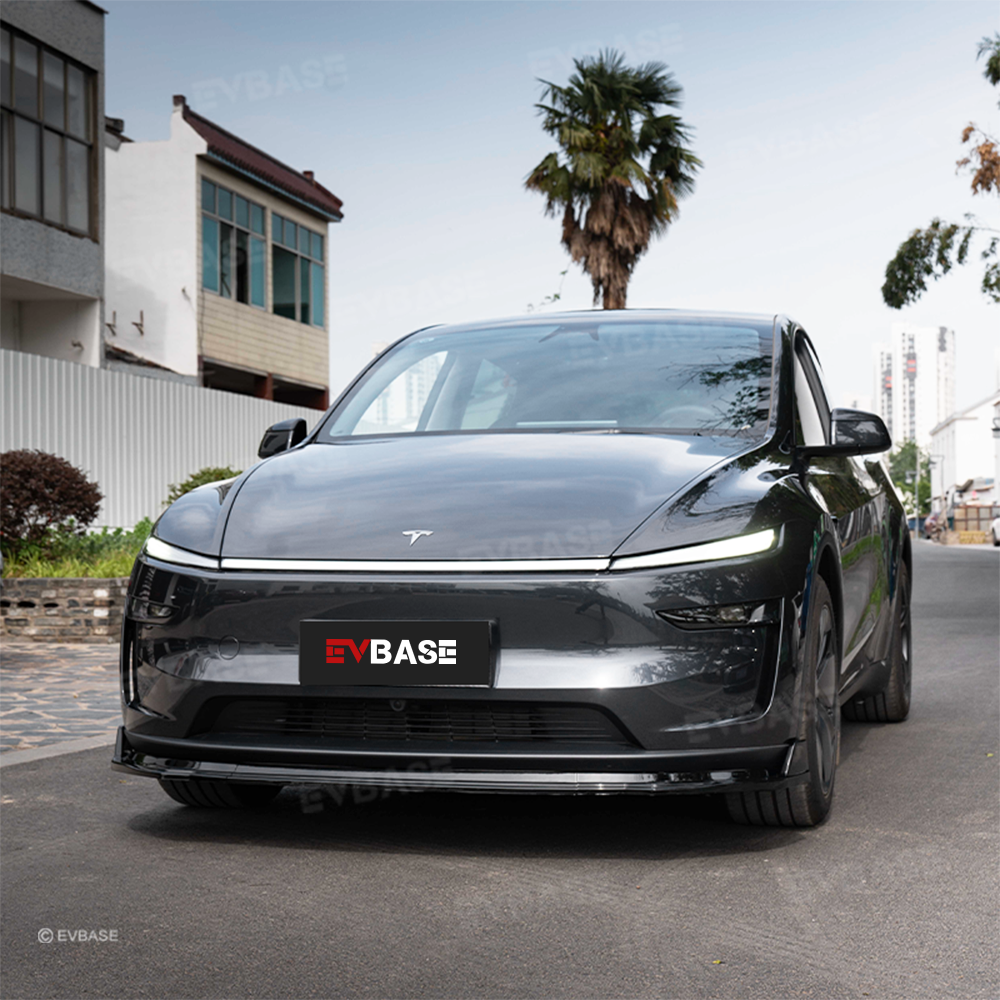 Model Y Juniper Front Lip Spoiler Sporty Style ABS Fascia Front Bumper Splitter