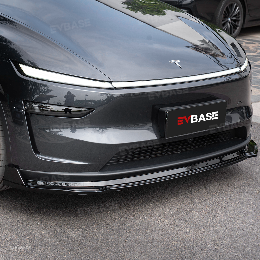 Model Y Juniper Front Lip Spoiler Sporty Style ABS Fascia Front Bumper Splitter
