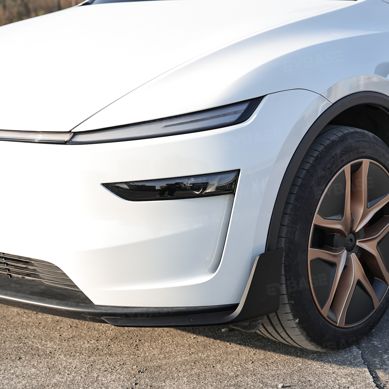 Model Y Juniper Front Lip Spoiler Whale Tail Style Front Bumper Corner Spoiler ABS Splitter for Tesla