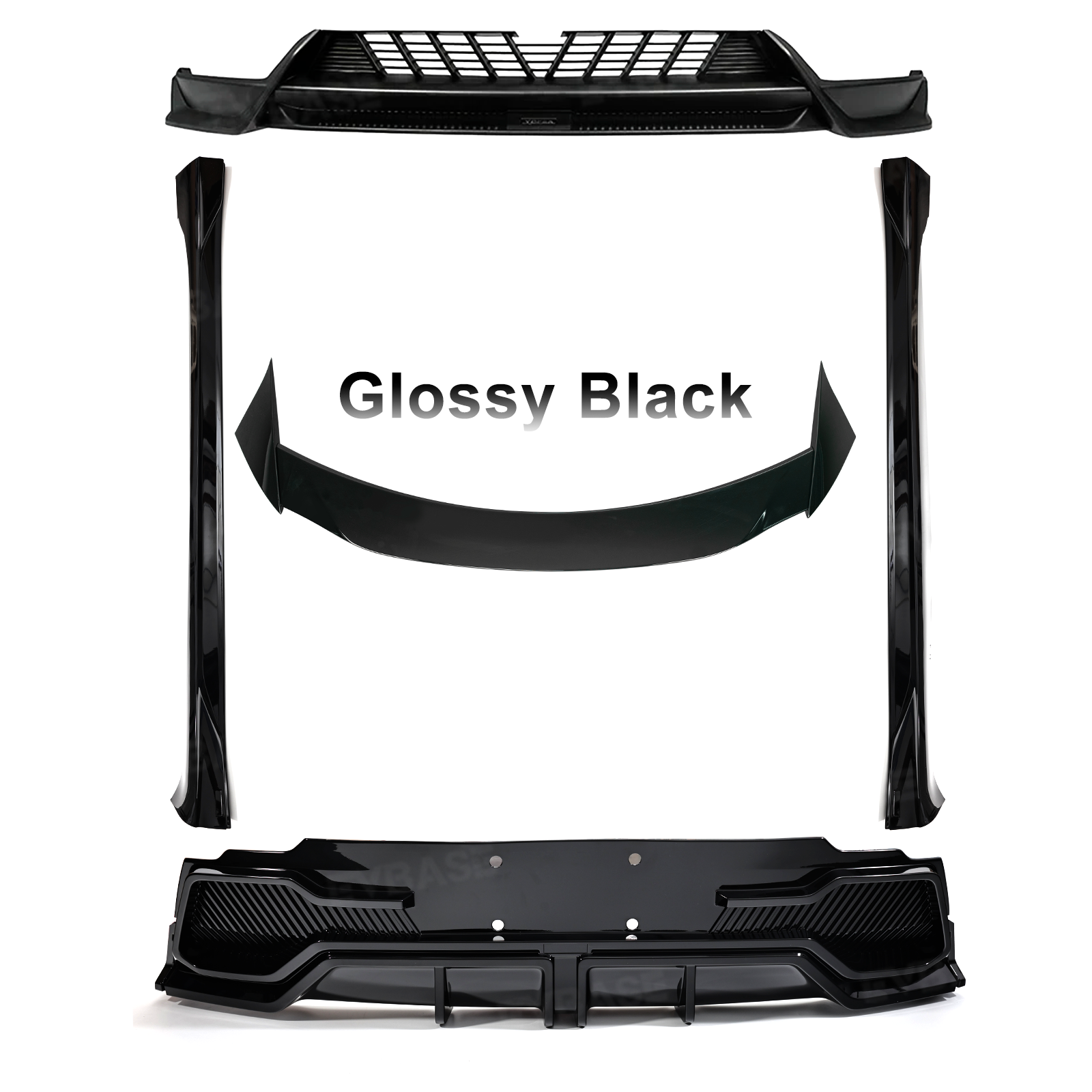 Model Y Juniper Body Kit Performance Style Front Lip & Side Skirts & Rear Diffuser & Rear Spoiler for Tesla