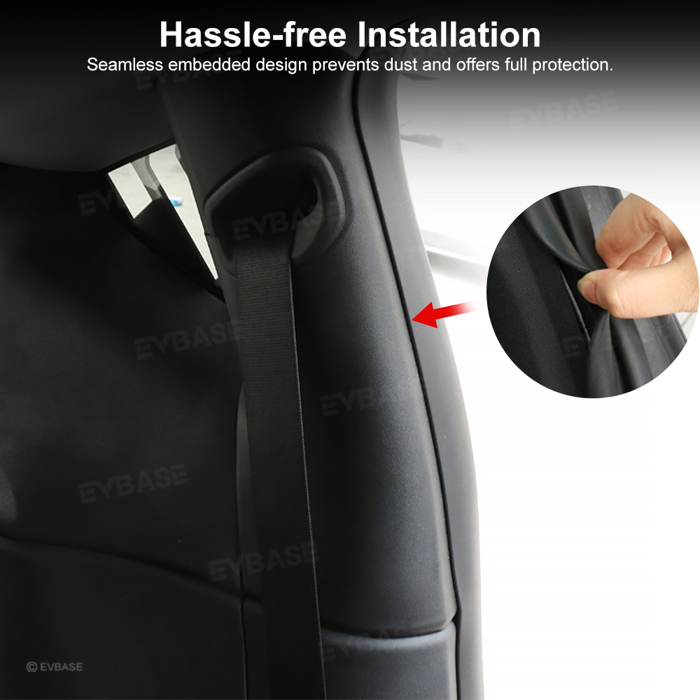 Model Y Juniper Rear C-Pillar Protectors TPE Interior Protective Trim Covers for Tesla
