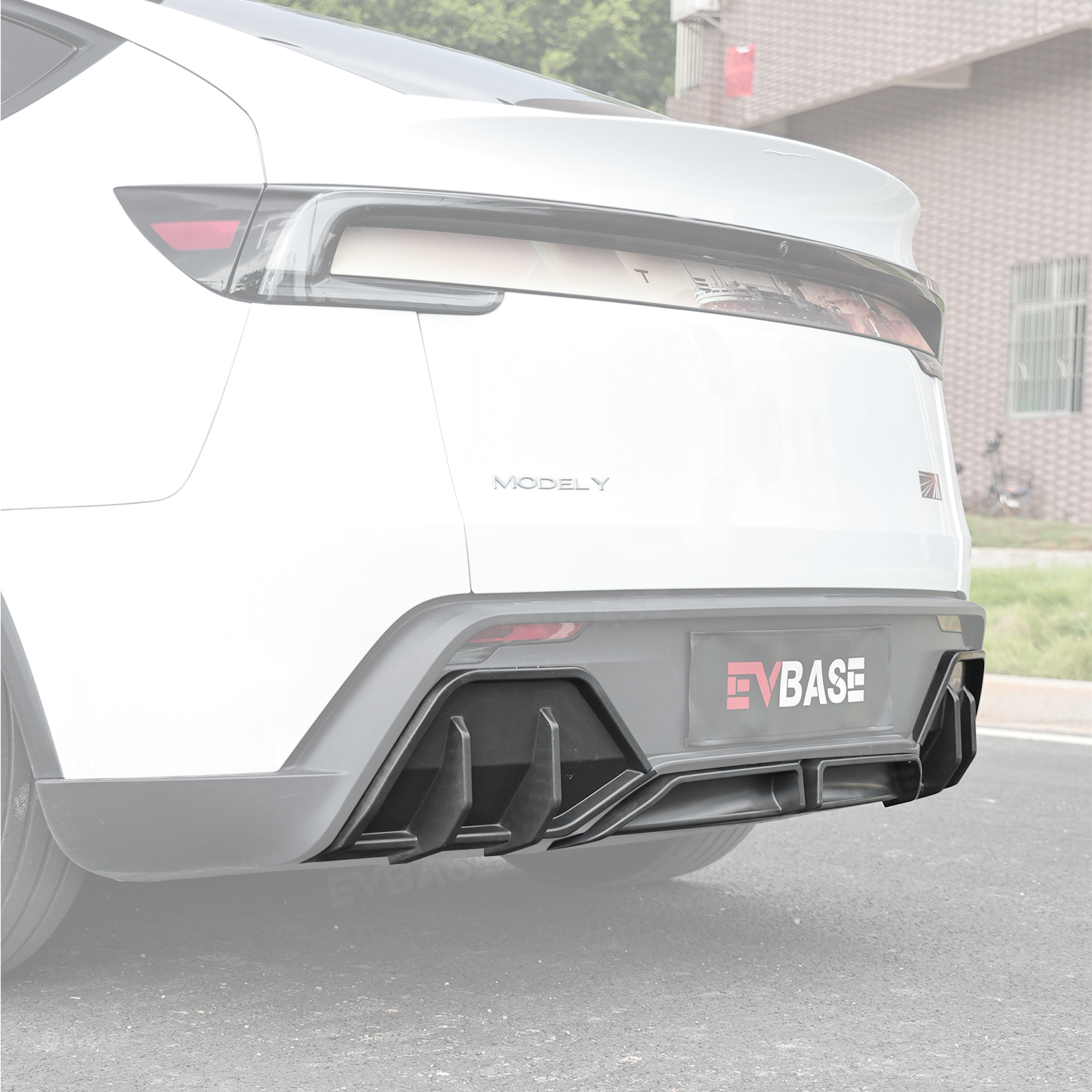 Model Y Juniper Rear Diffuser Loco Style Lower Bumper Lip ABS Body Kit for Tesla