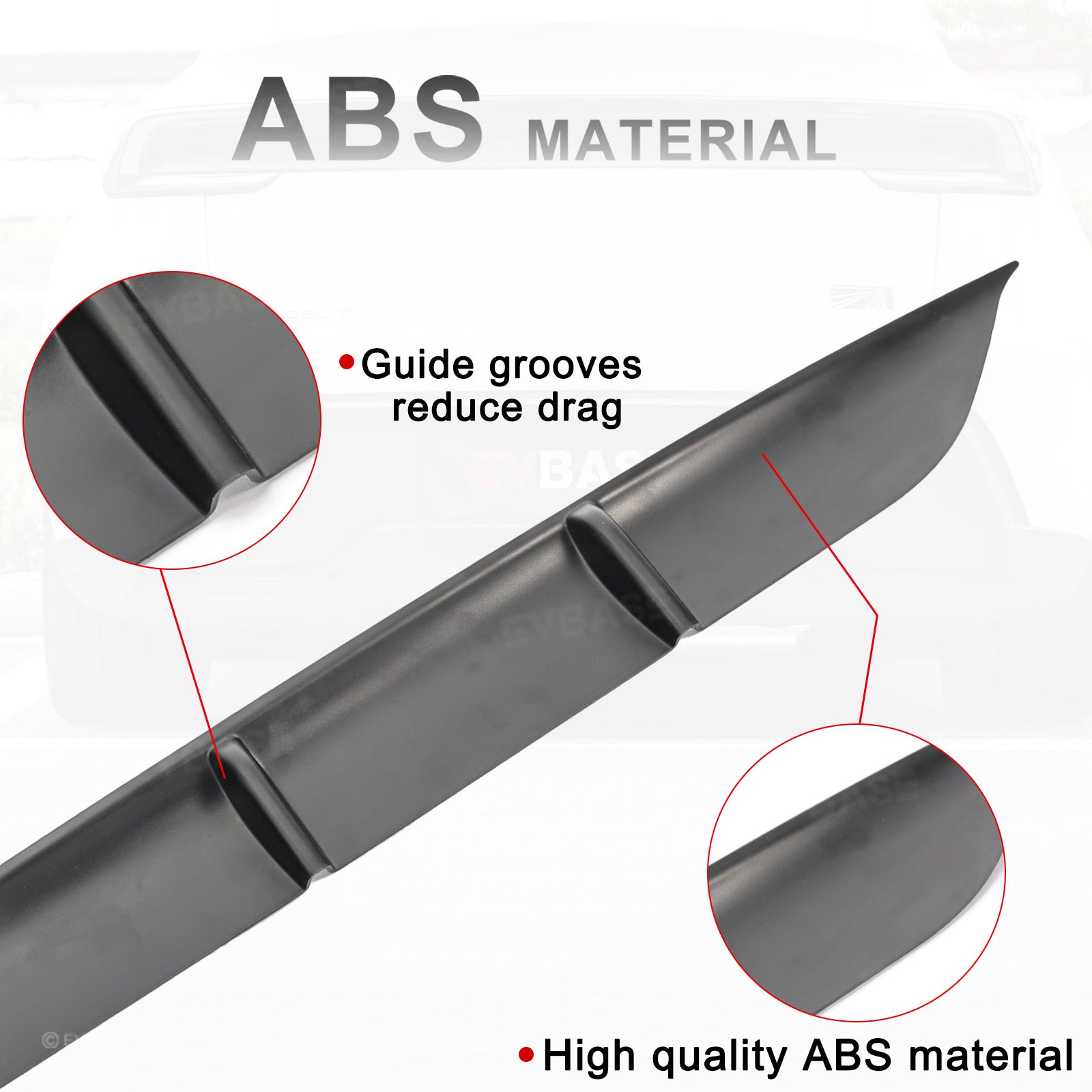Model Y Juniper Rear Diffuser Rear Bumper Lip ABS Spoiler Trim for Tesla