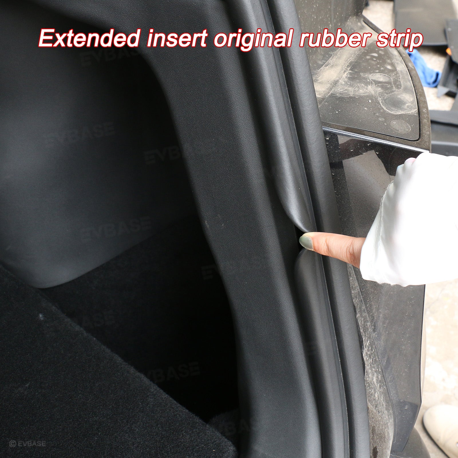 Model Y Juniper Rear Trunk Side Protectors TPE Interior Protection Covers for Tesla
