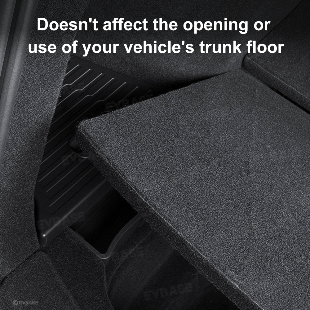 Model Y Juniper Rear Trunk Storage Box TPE Side Cargo Organizer Bins 2.0 with Lids for Tesla