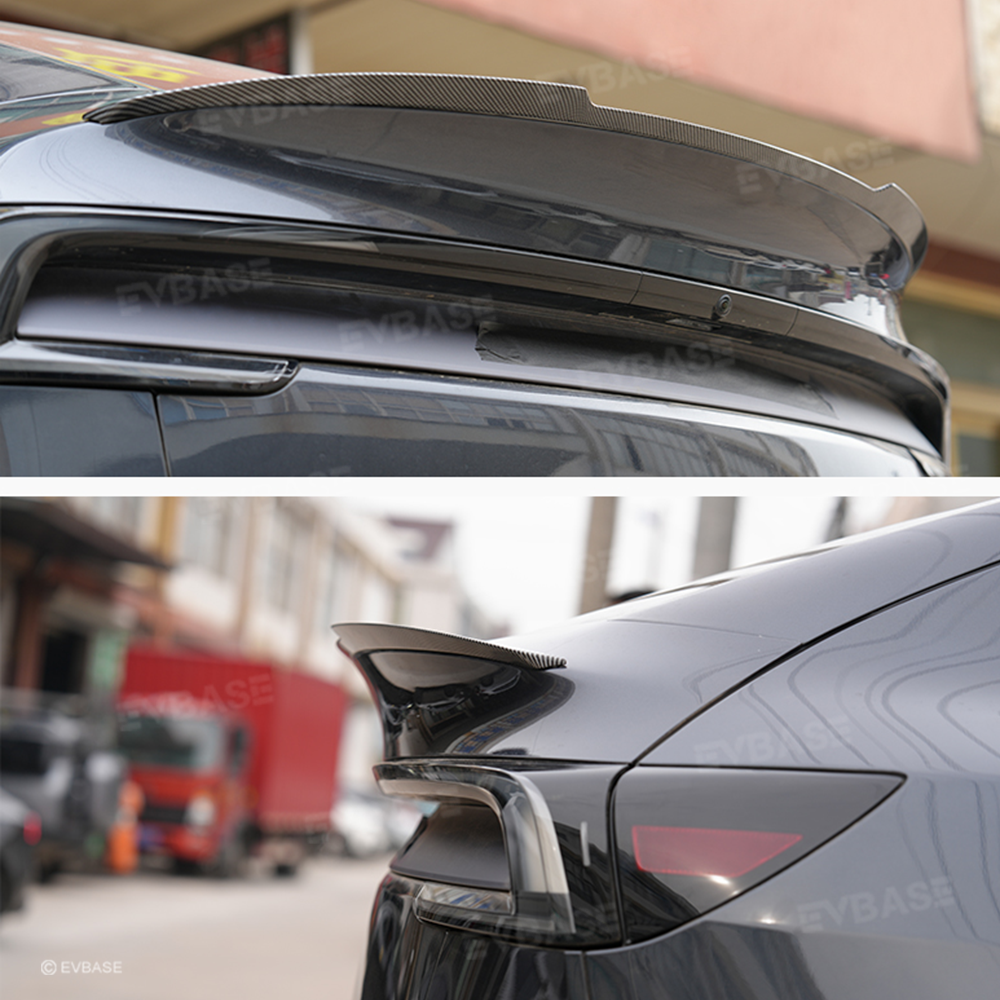 Model Y Juniper Rear Wing Spoiler ABS Sporty Style Rear Trunk Spoiler for Tesla