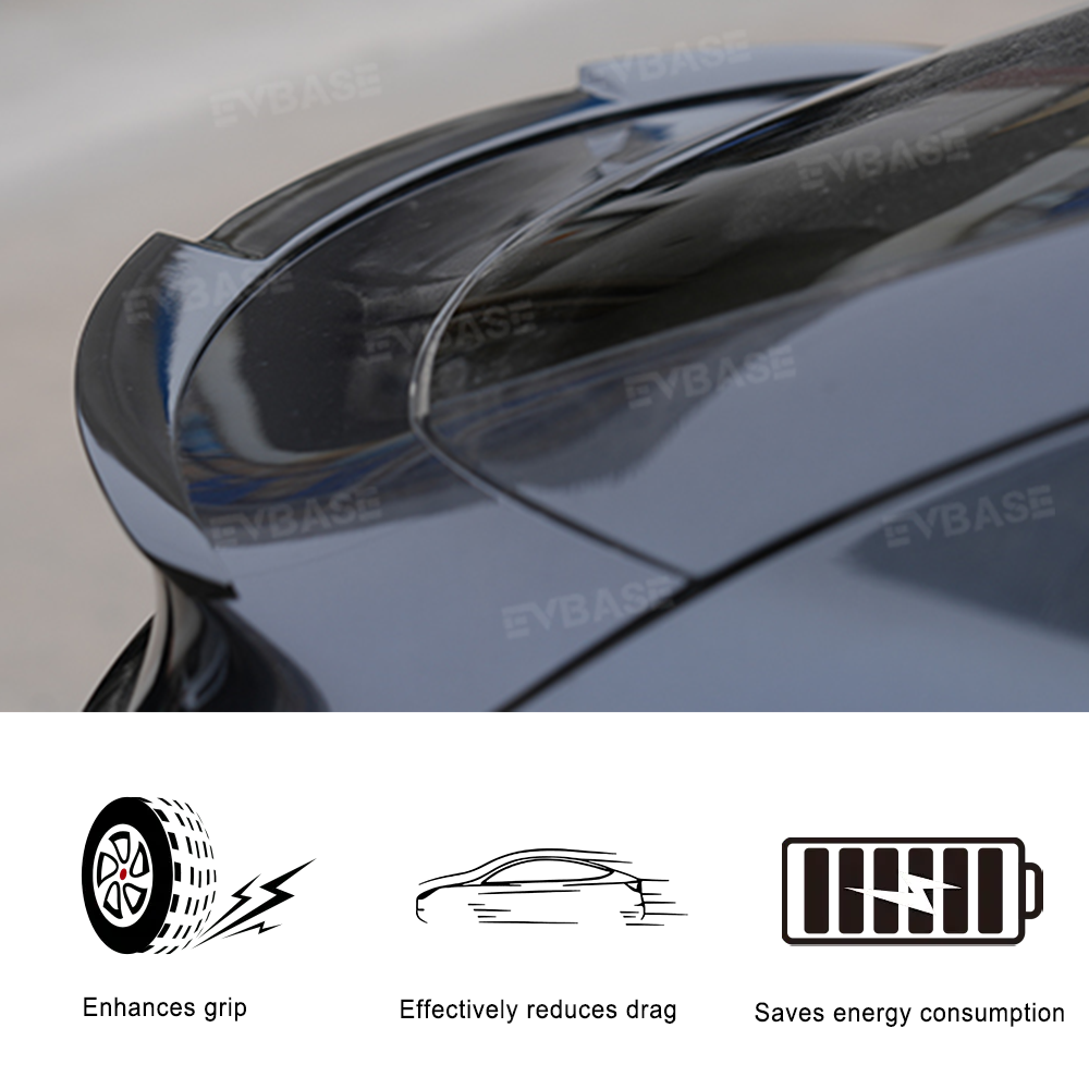 Model Y Juniper Rear Wing Spoiler ABS Sporty Style Rear Trunk Spoiler for Tesla
