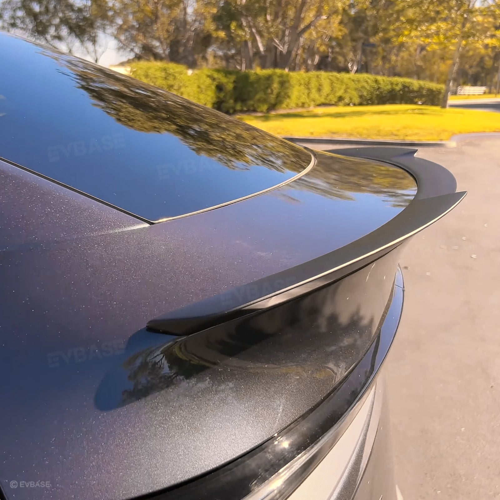 Model Y Juniper Rear Wing Spoiler ABS Sporty Style Rear Trunk Spoiler for Tesla