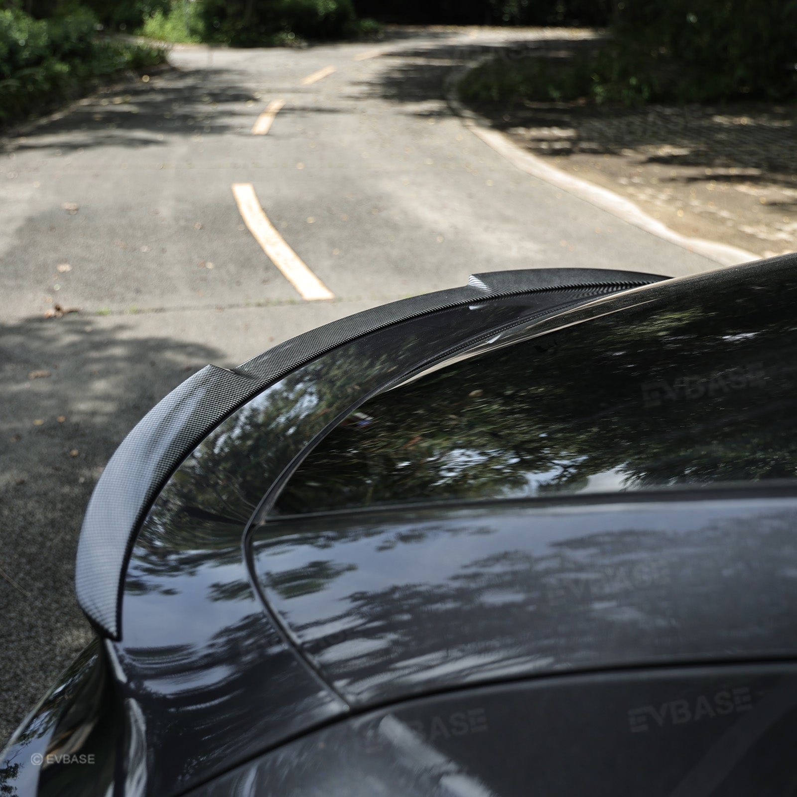 Model Y Juniper Rear Wing Spoiler ABS Sporty Style Rear Trunk Spoiler for Tesla