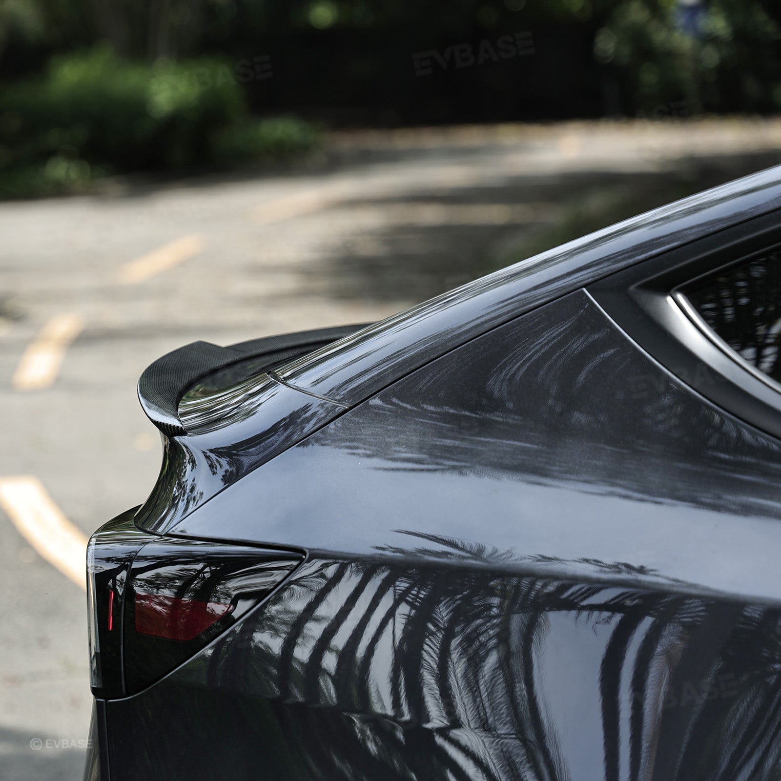 Model Y Juniper Rear Wing Spoiler ABS Sporty Style Rear Trunk Spoiler for Tesla