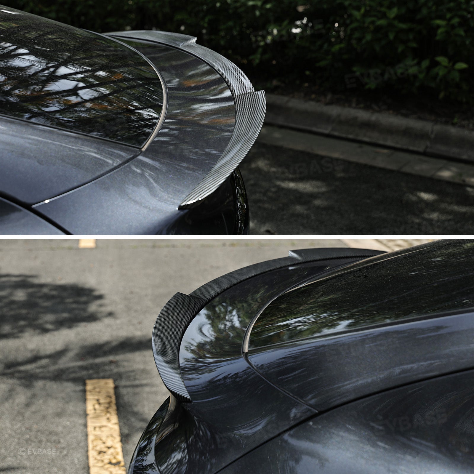 Model Y Juniper Rear Wing Spoiler ABS Sporty Style Rear Trunk Spoiler for Tesla