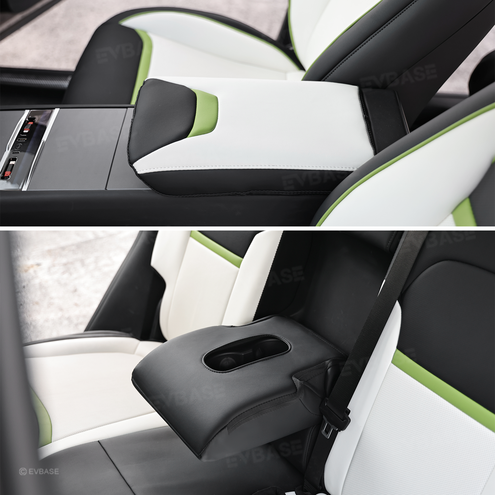 Model Y Juniper Seat Cover NAPPA Leather Seat Protector Airbag Compatible Cyber-inspired Design