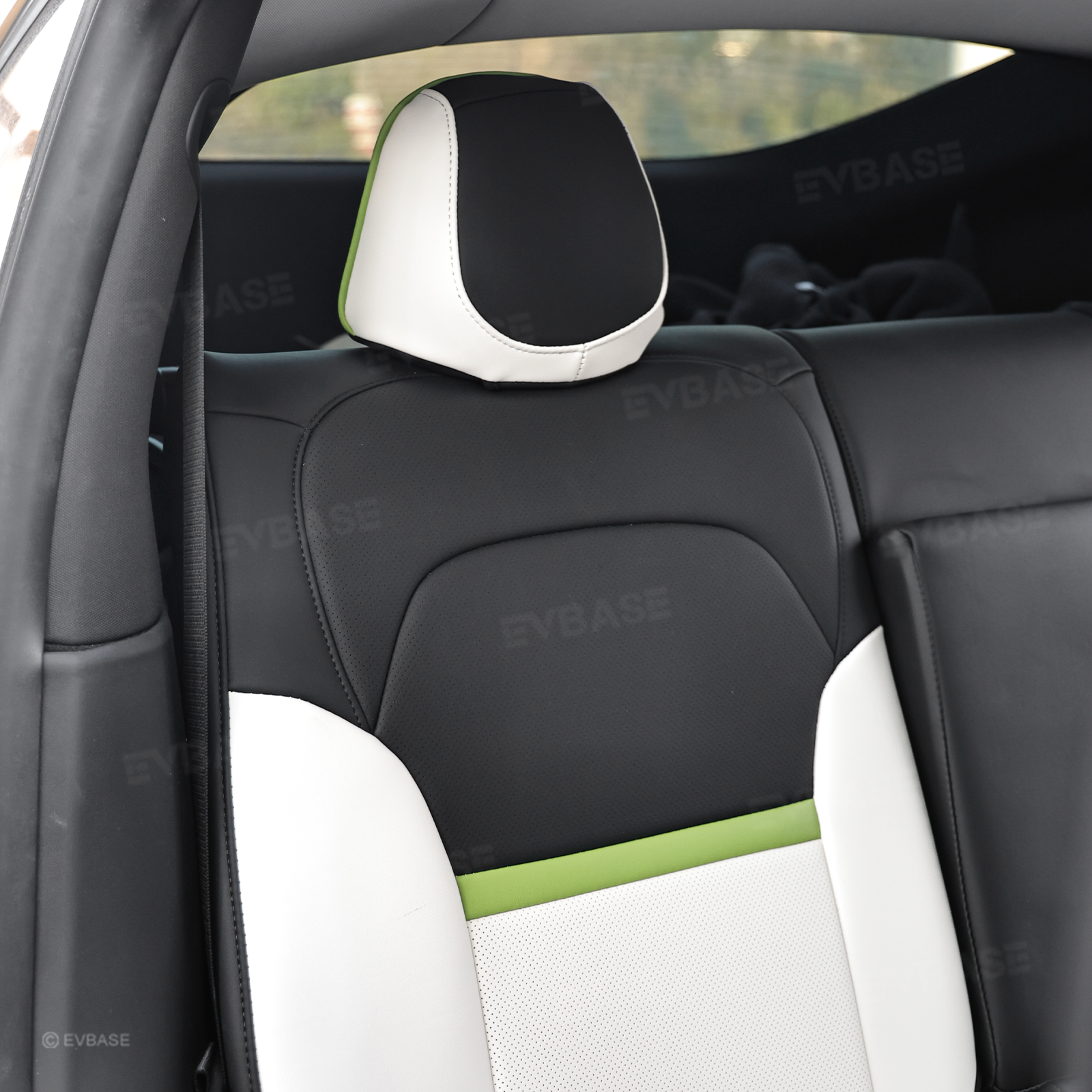 Model Y Juniper Seat Cover NAPPA Leather Seat Protector Airbag Compatible Cyber-inspired Design