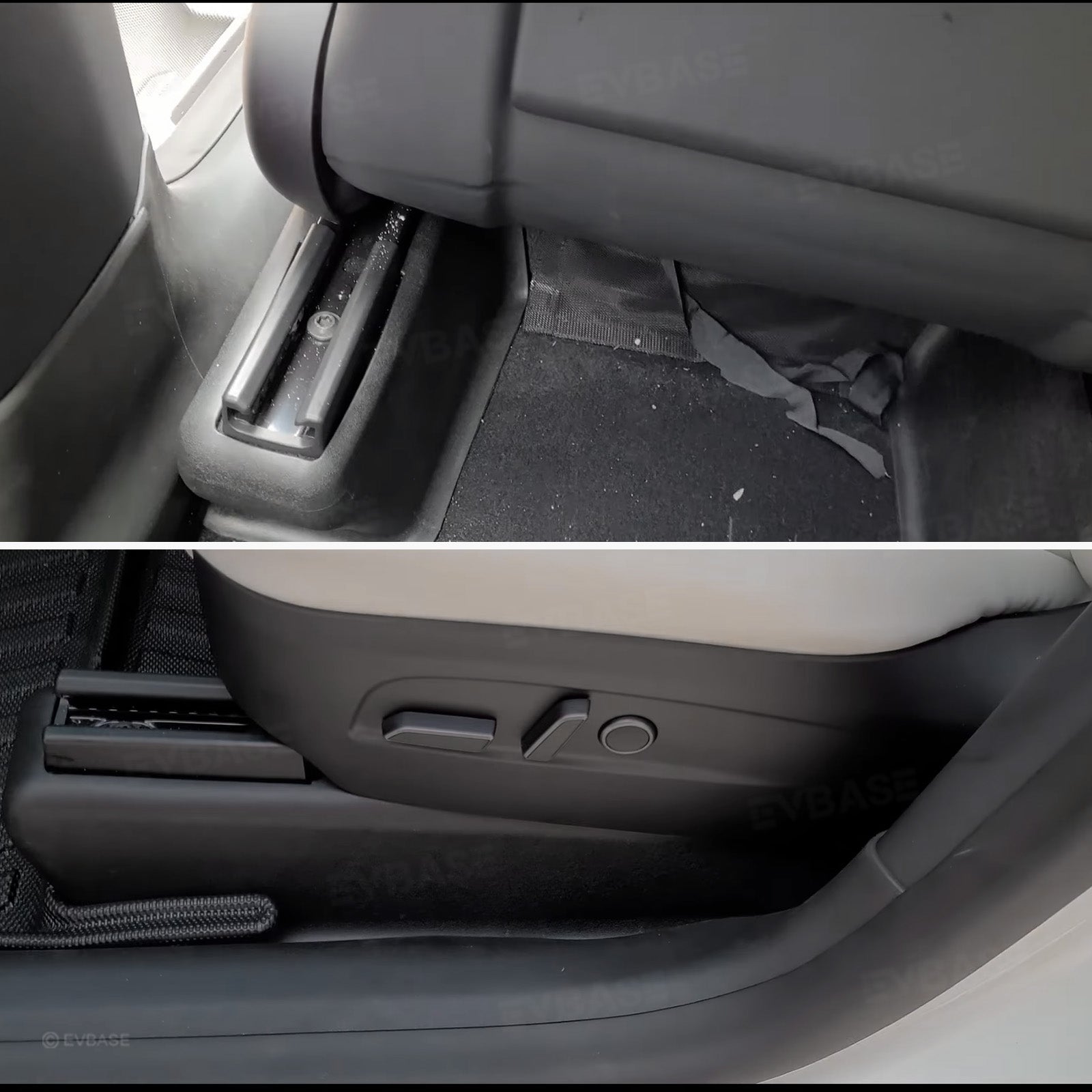 Model Y Juniper Seat Slide Rail Anti-Kick Guard Under-Seat Full Coverage Protector Pad for Tesla
