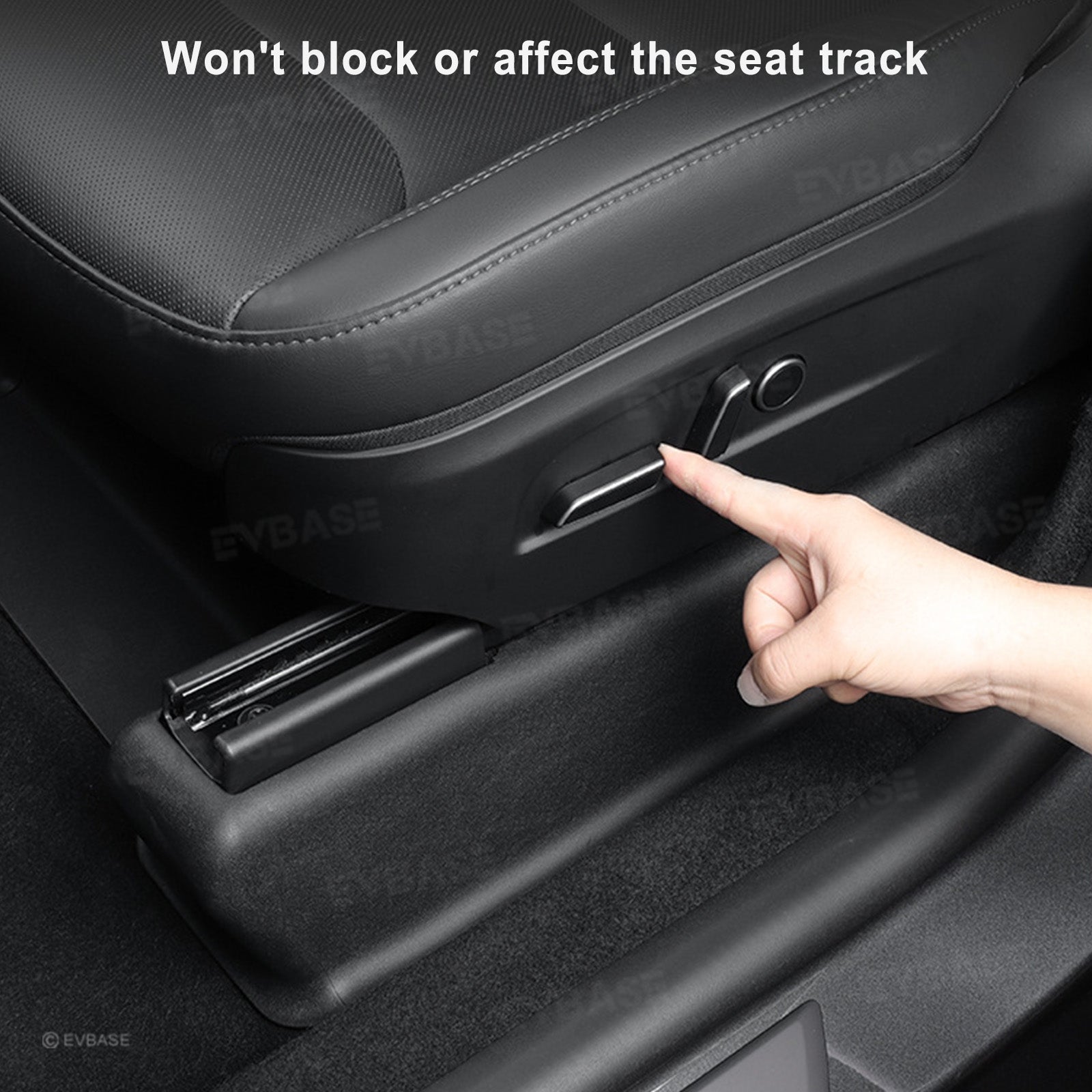 Model Y Juniper Seat Slide Rail Anti-Kick Guard Under-Seat Full Coverage Protector Pad for Tesla