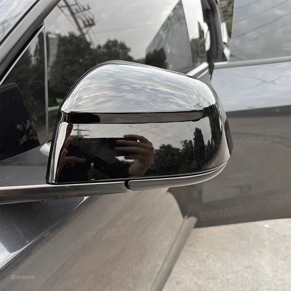 Model Y Juniper Side Mirror Cover Overlay Performance-Inspired Upgrade Rearview Mirror Cap Glossy Black
