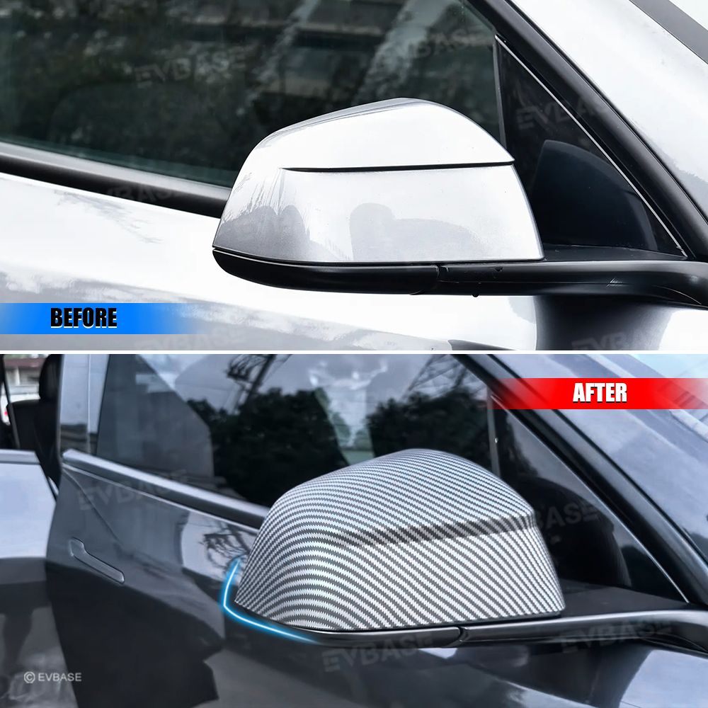 Model Y Juniper Side Mirror Covers ABS Rearview Protective Overlays
