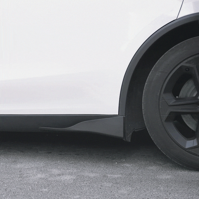 Model Y Juniper Side Skirts Extensions Splitter Lip Rocker Panel ABS Body Kit for Tesla