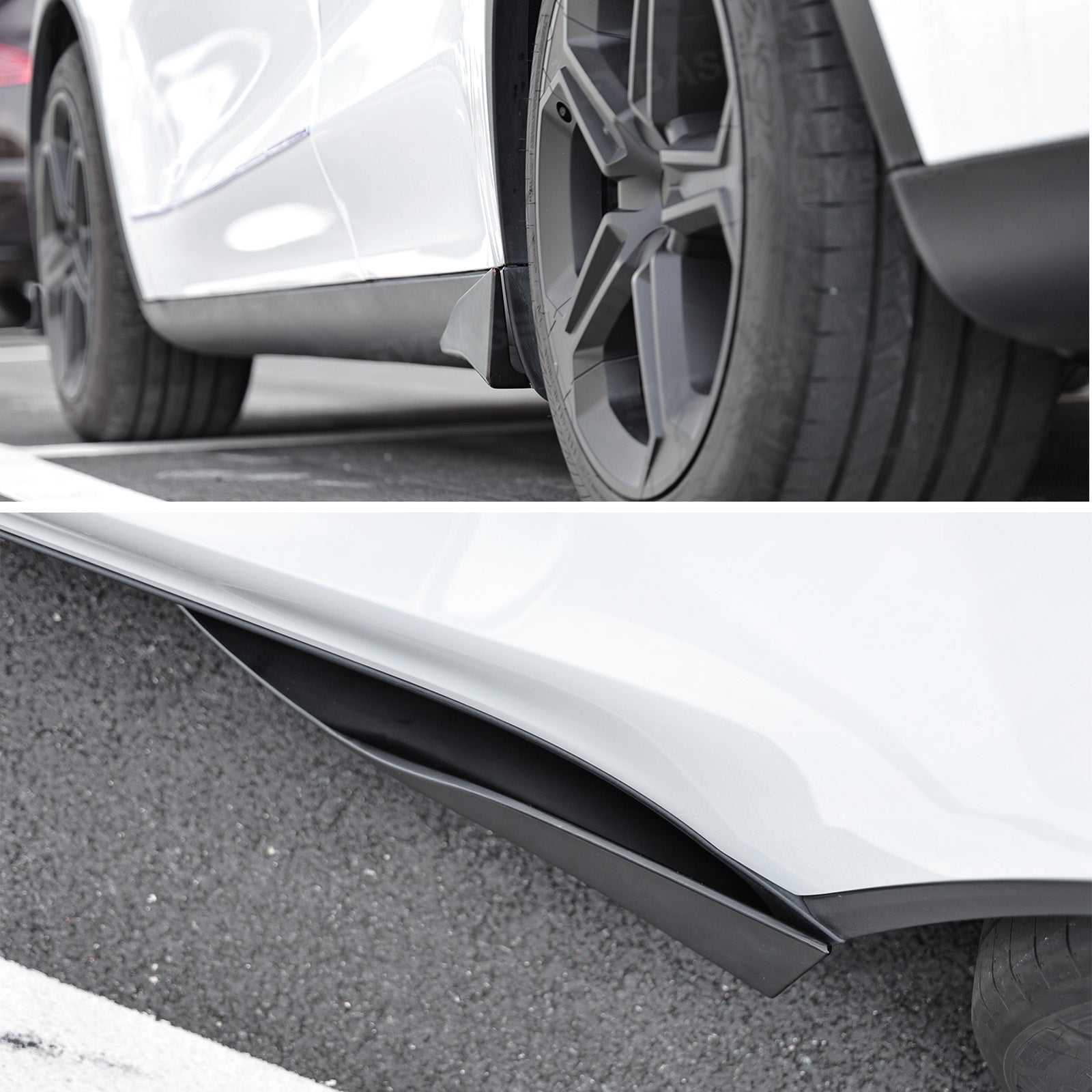 Model Y Juniper Side Skirts Extensions Splitter Lip Rocker Panel ABS Body Kit for Tesla