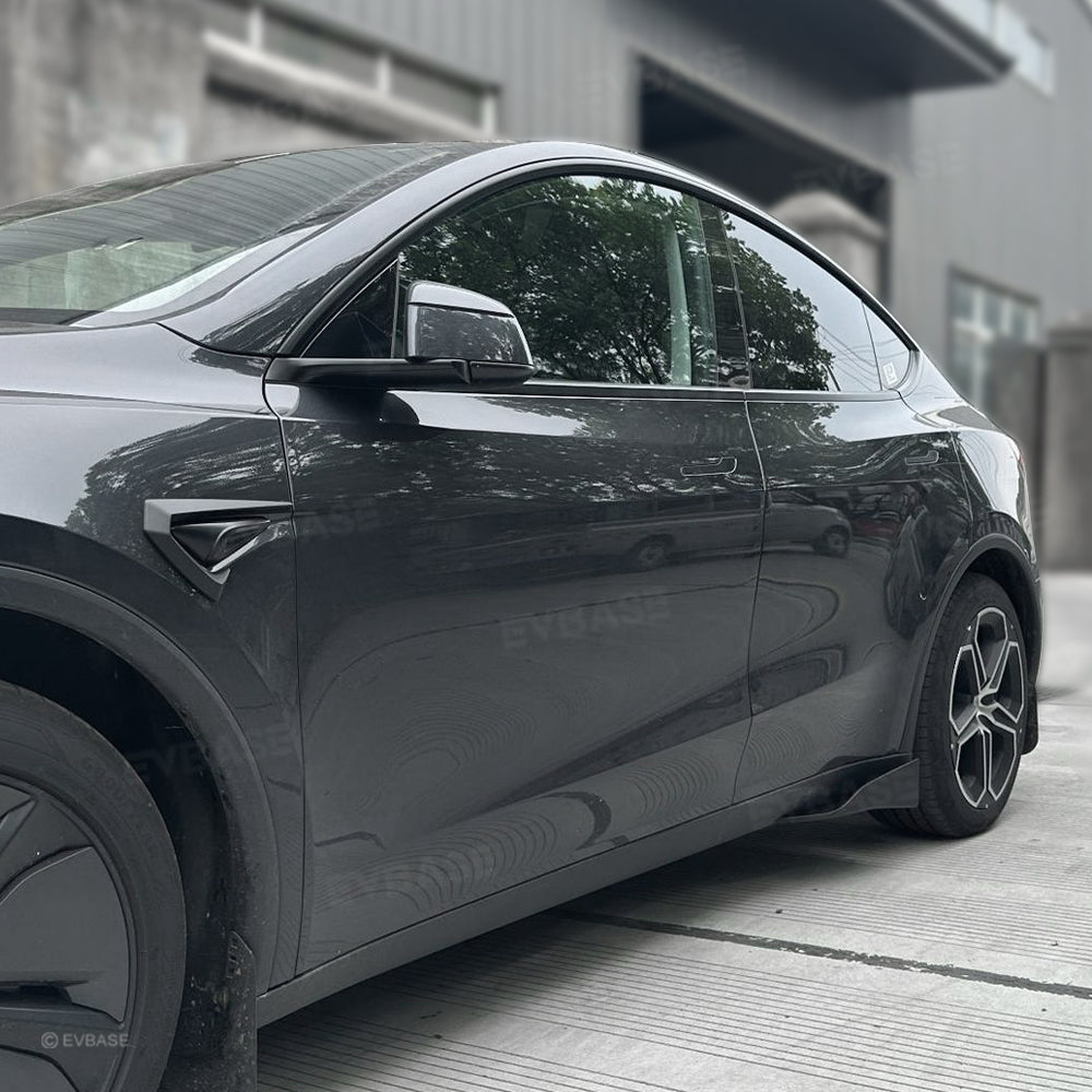 Model Y Juniper Side Skirts Extensions Splitter Lip Rocker Panel ABS Body Kit for Tesla